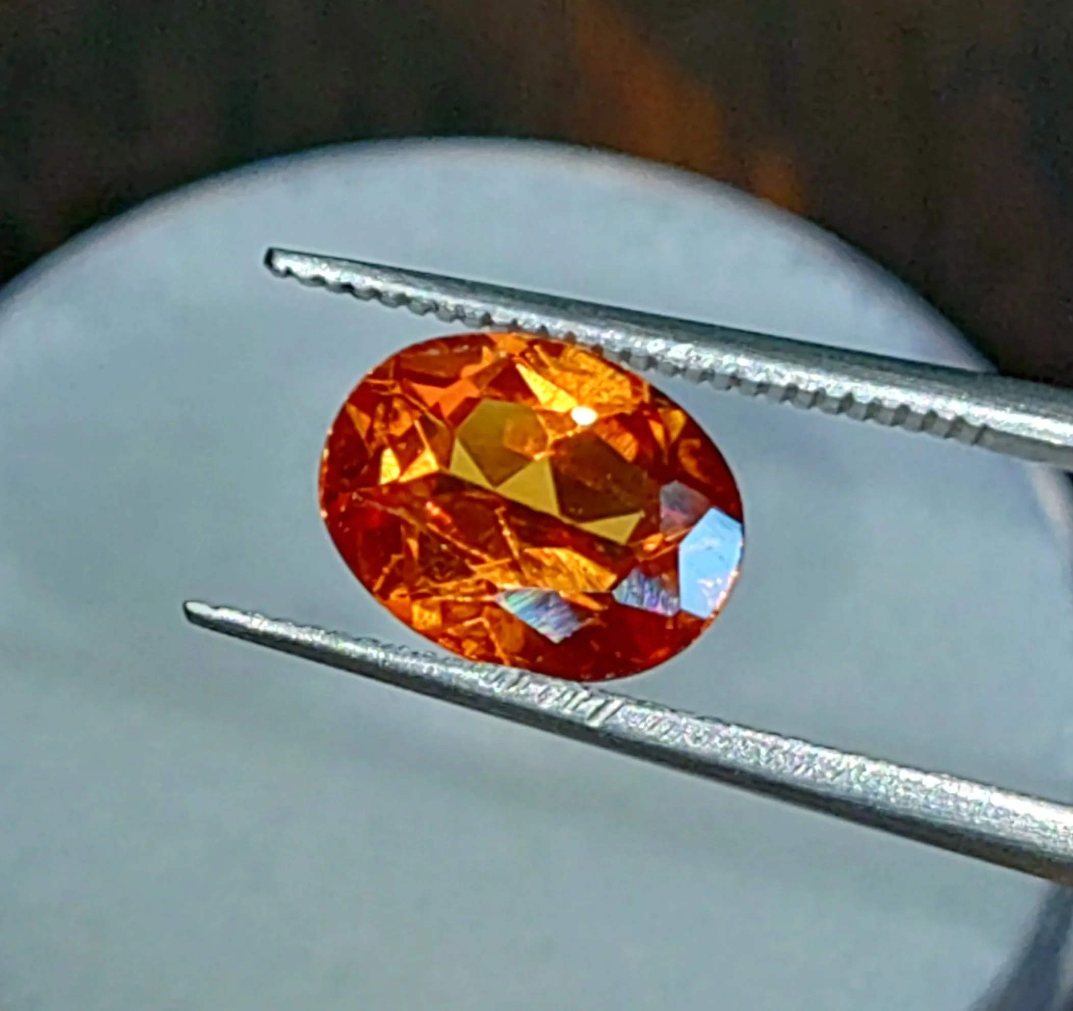 Genuine Mandarin Garnet 2.37ct from TheCoveAtFoxHollow.com