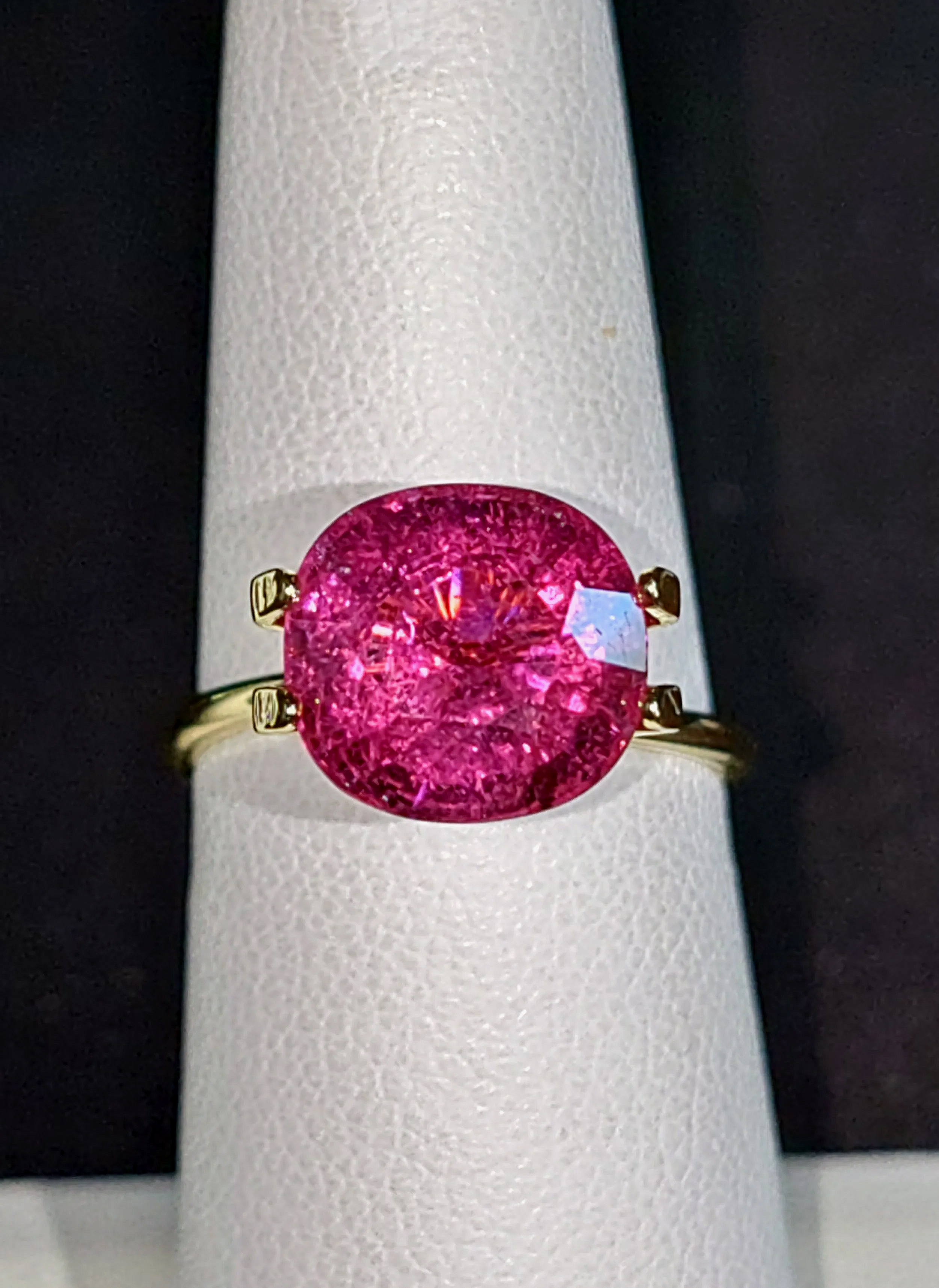GIA Certified Genuine Rubellite Tourmaline 4.27ct from TheCoveAtFoxHollow.com