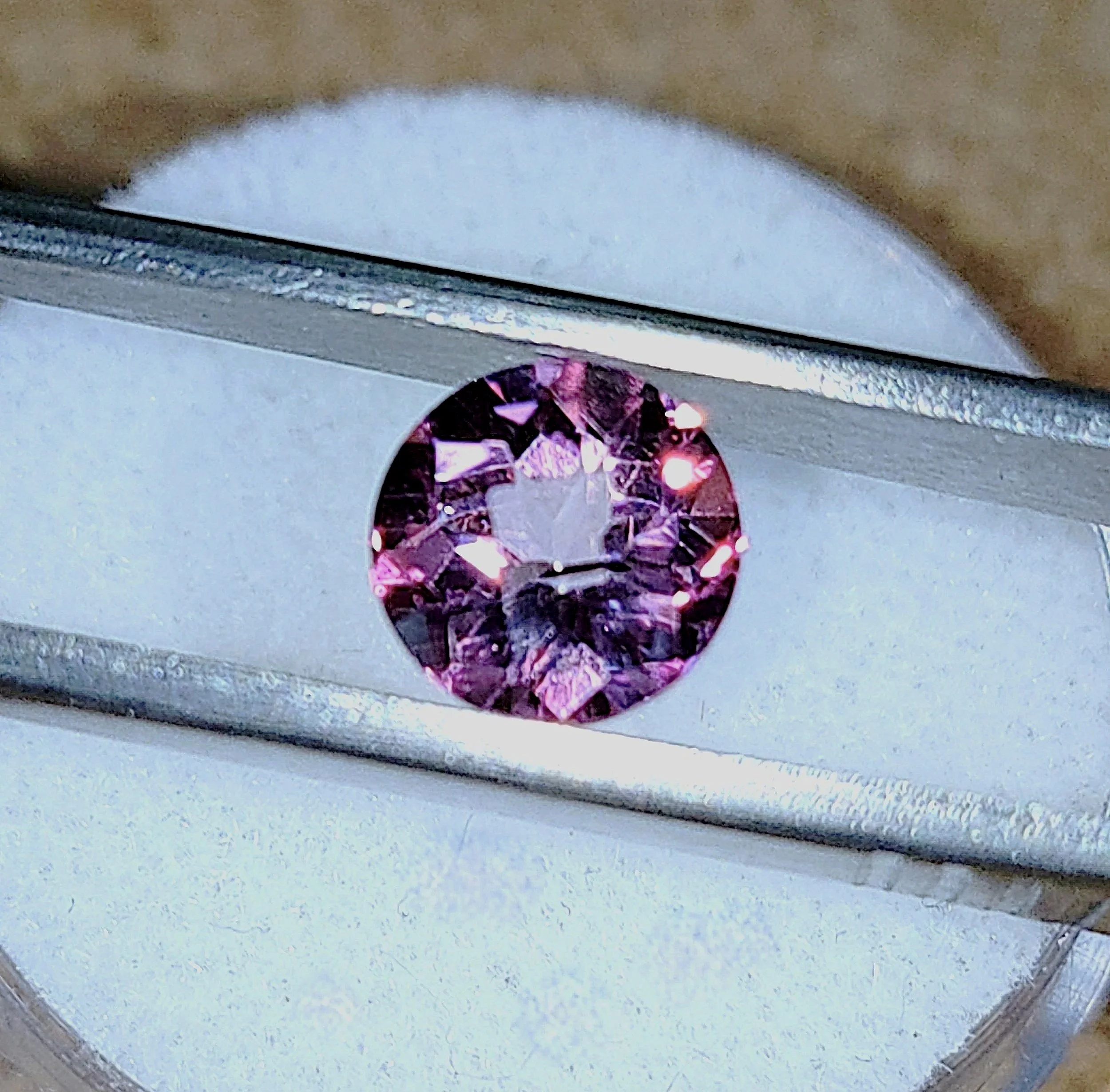 Genuine Mystic Pure Pink Treated Topaz 1.58ct from TheCoveAtFoxHollow.com