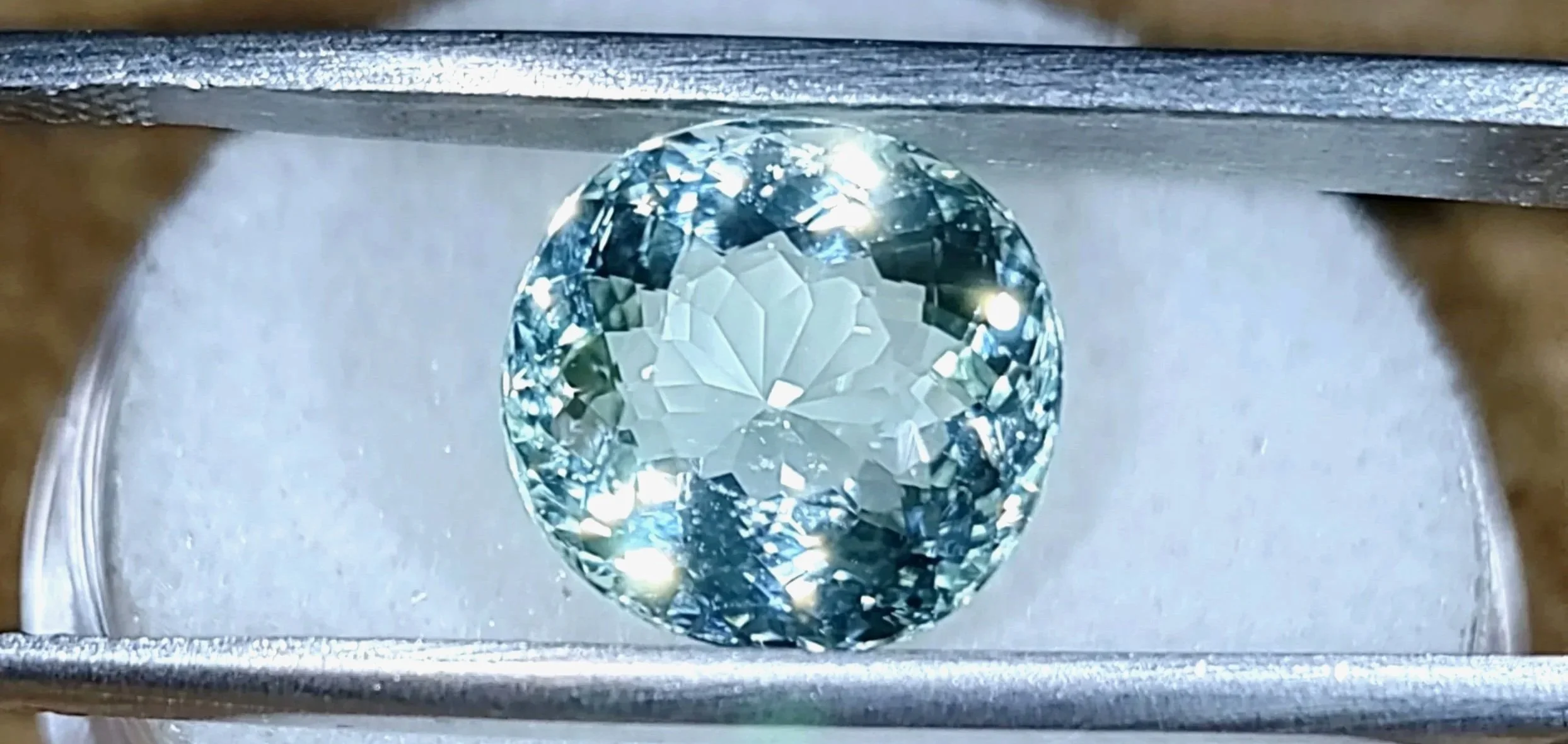 GIA Certified Genuine Neon Seafoam Titanium Tourmaline 3.81ct from TheCoveAtFoxHollow.com