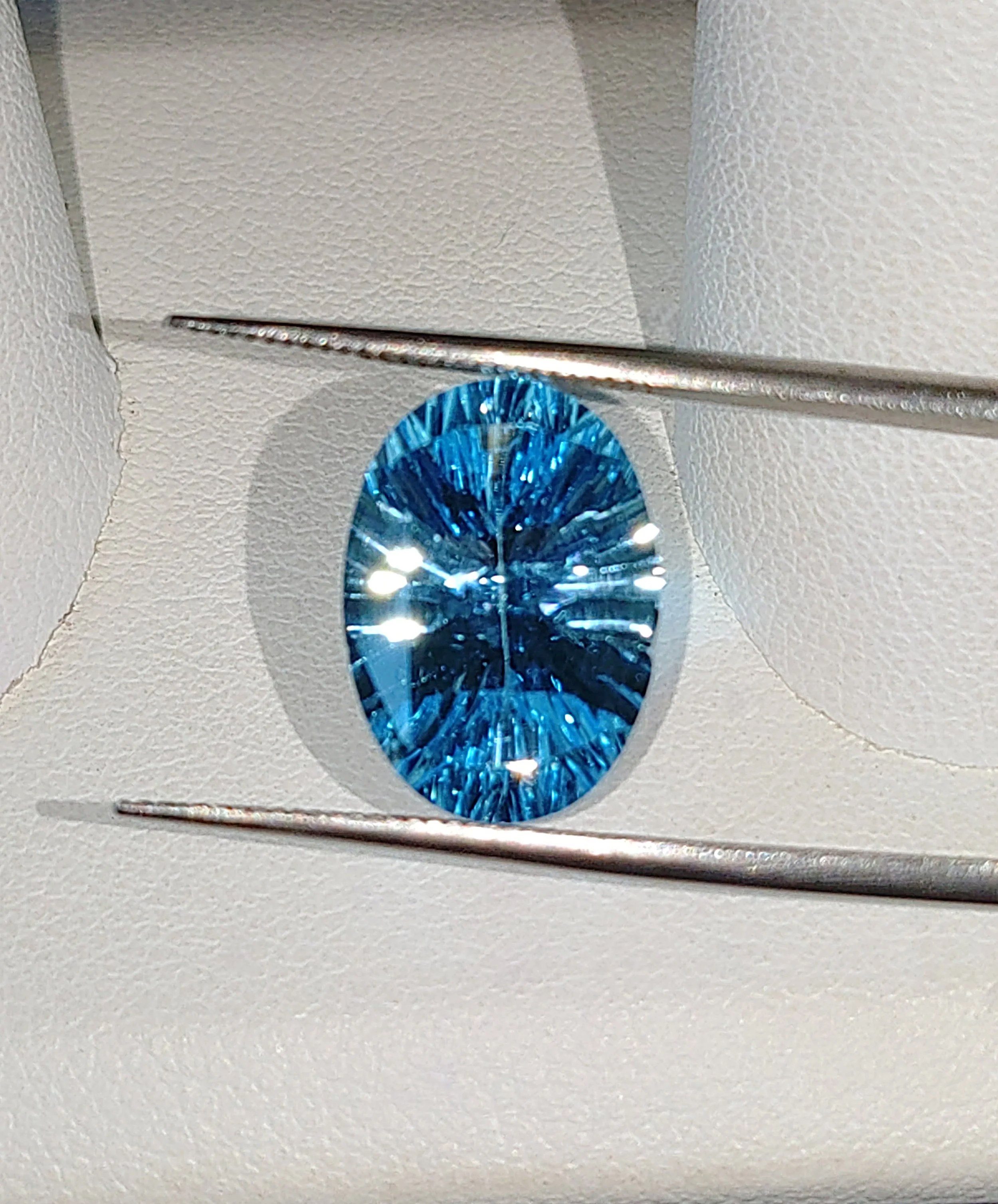 Genuine Swiss Blue Topaz 6.71ct from TheCoveAtFoxHollow.com