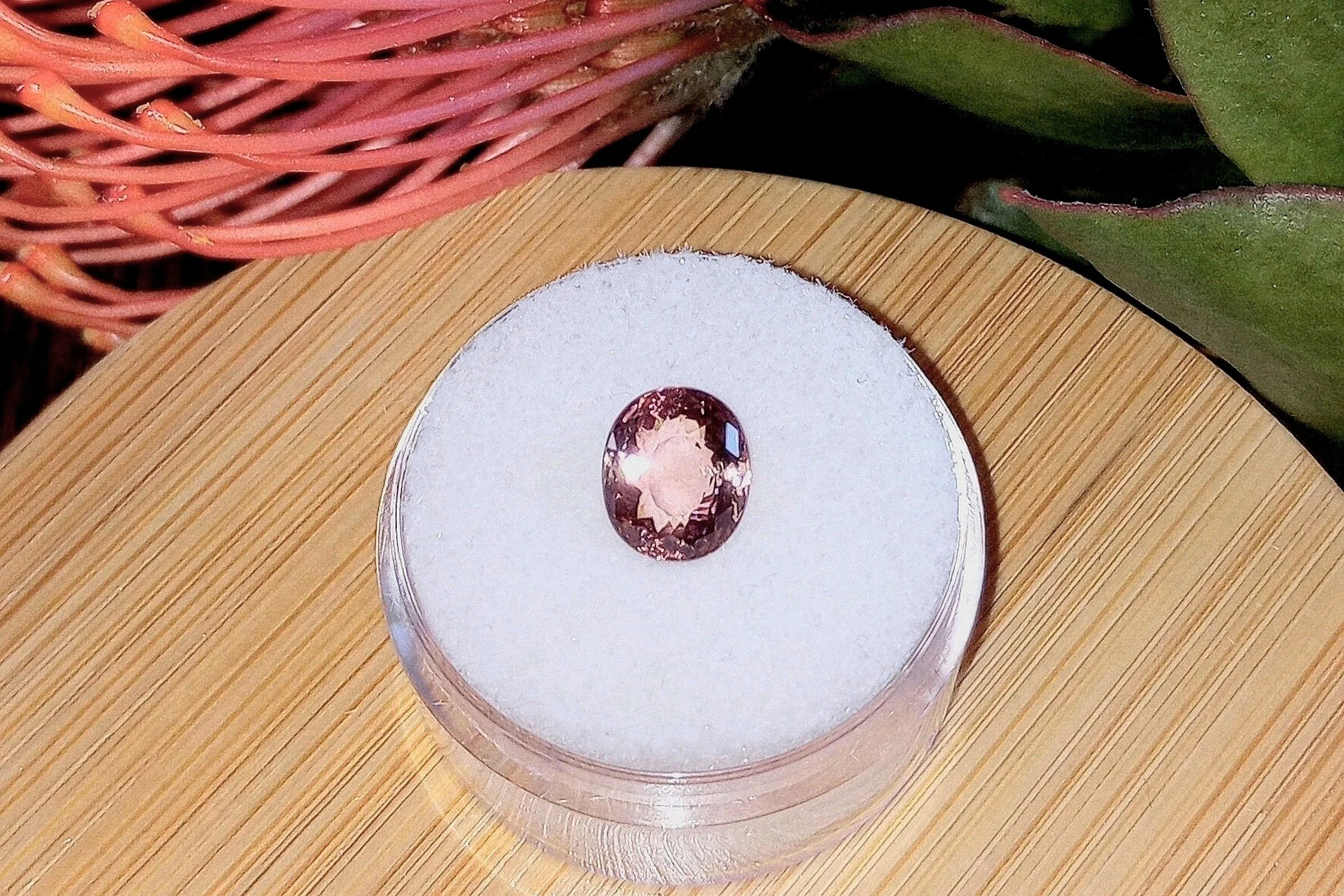 Genuine Neon Pink Orange Titanium Tourmaline 2.50ct from thecoveatfoxhollow.com