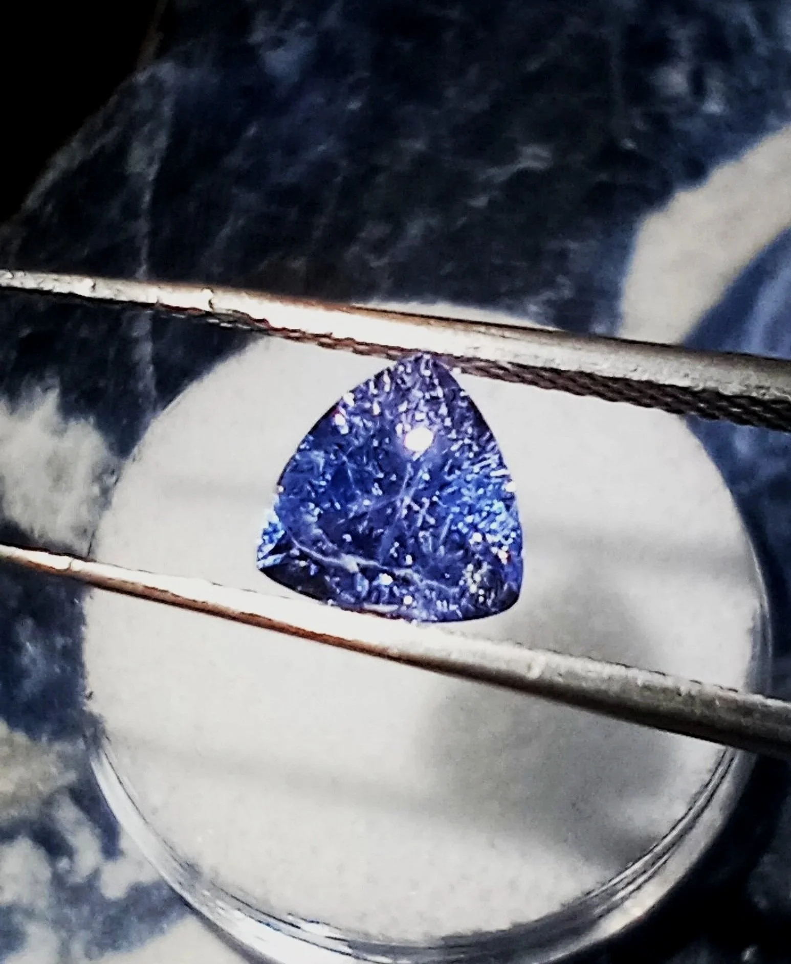 Genuine Tanzanite .89ct from TheCoveAtFoxHollow.com