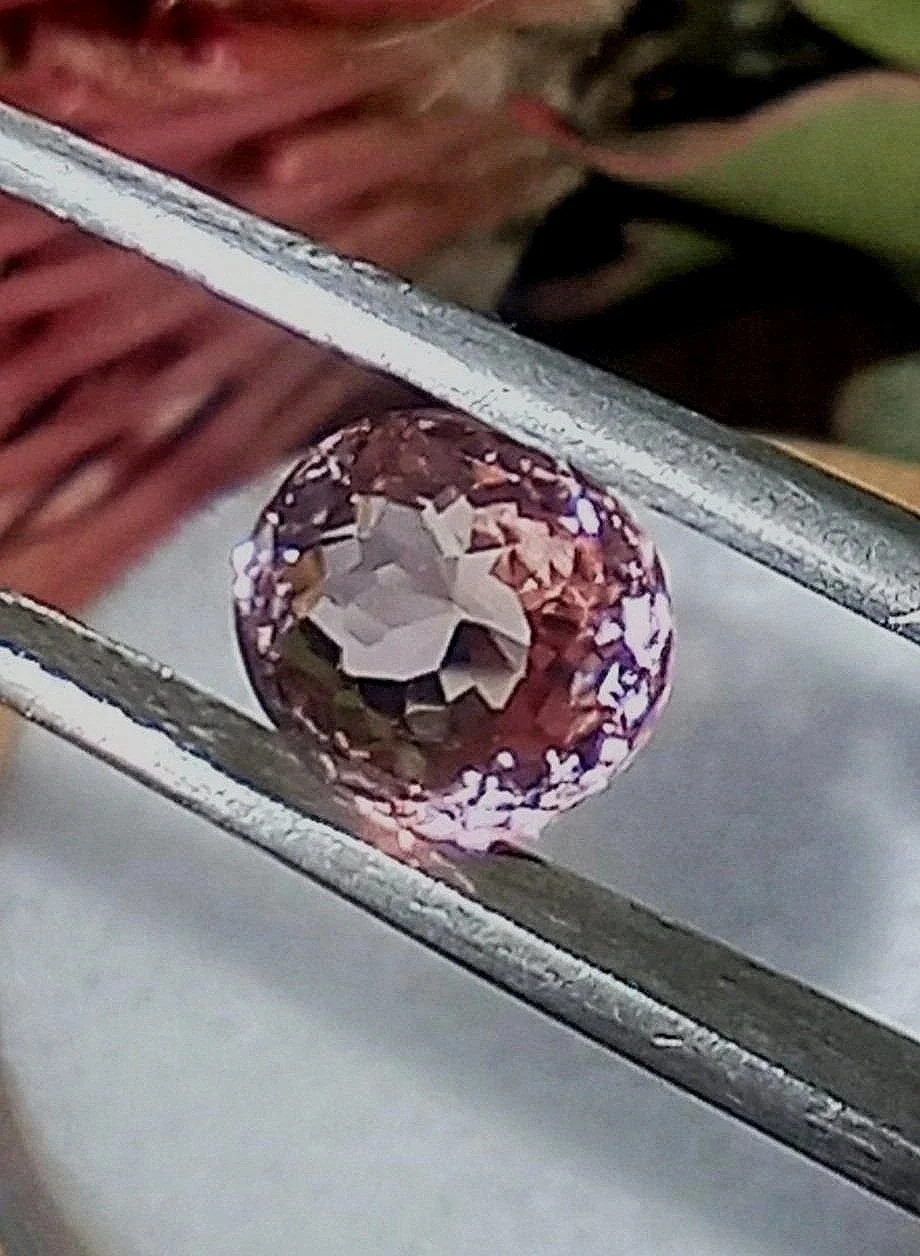 Genuine Neon Pink Orange Titanium Tourmaline from TheCoveAtFoxHollow.com