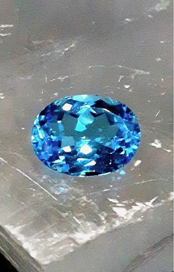 Genuine Swiss Blue Topaz 23.03ct from thecoveatfoxhollow.com
