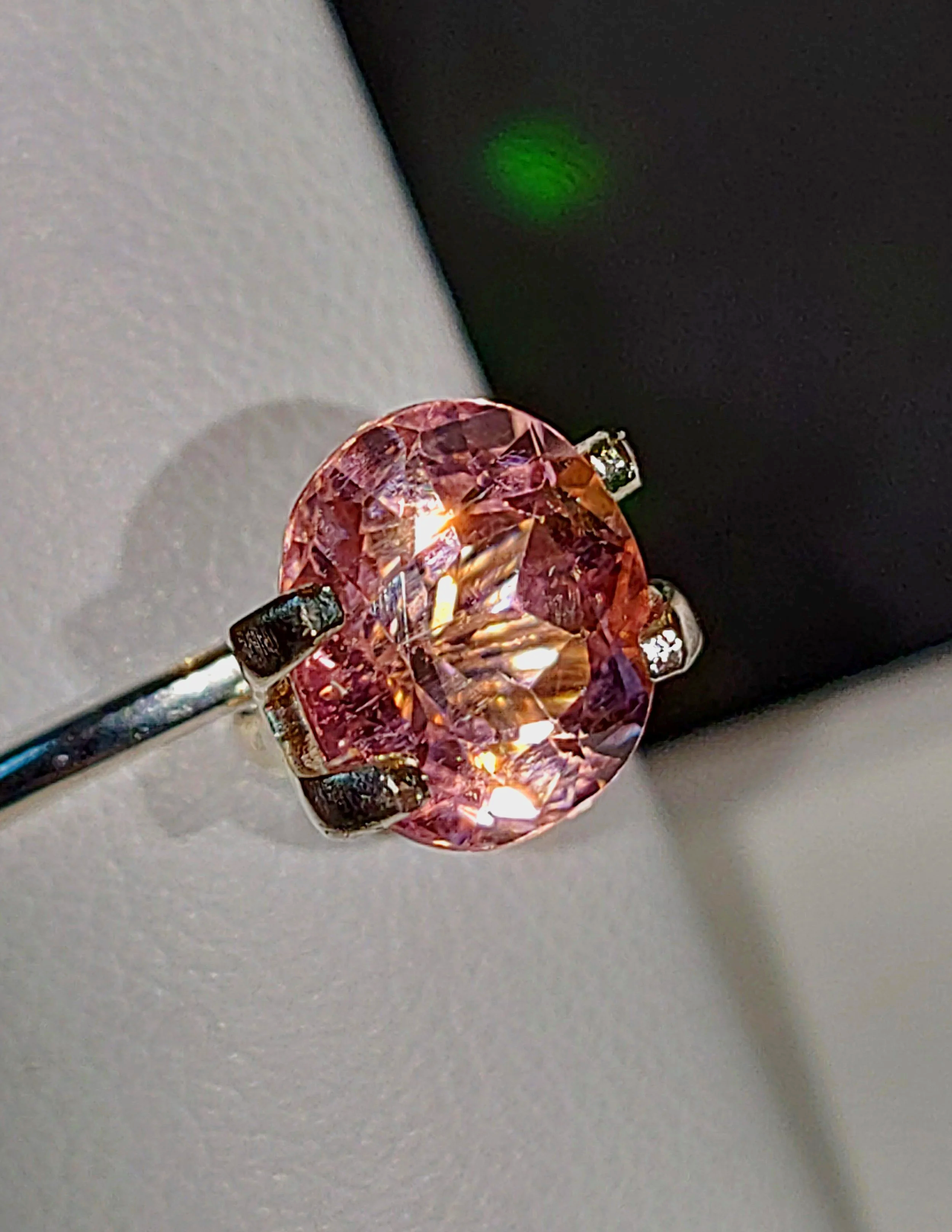 Genuine Neon Light Pink Titanium Tourmaline 2.21ct from TheCoveAtFoxHollow.com