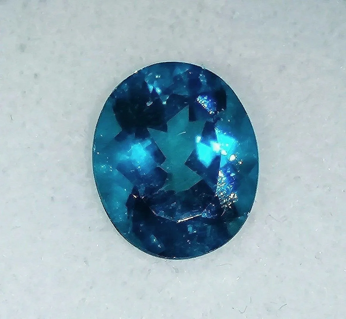 Genuine Neon Blue Apatite 6.74ct from TheCoveAtFoxHollow.com