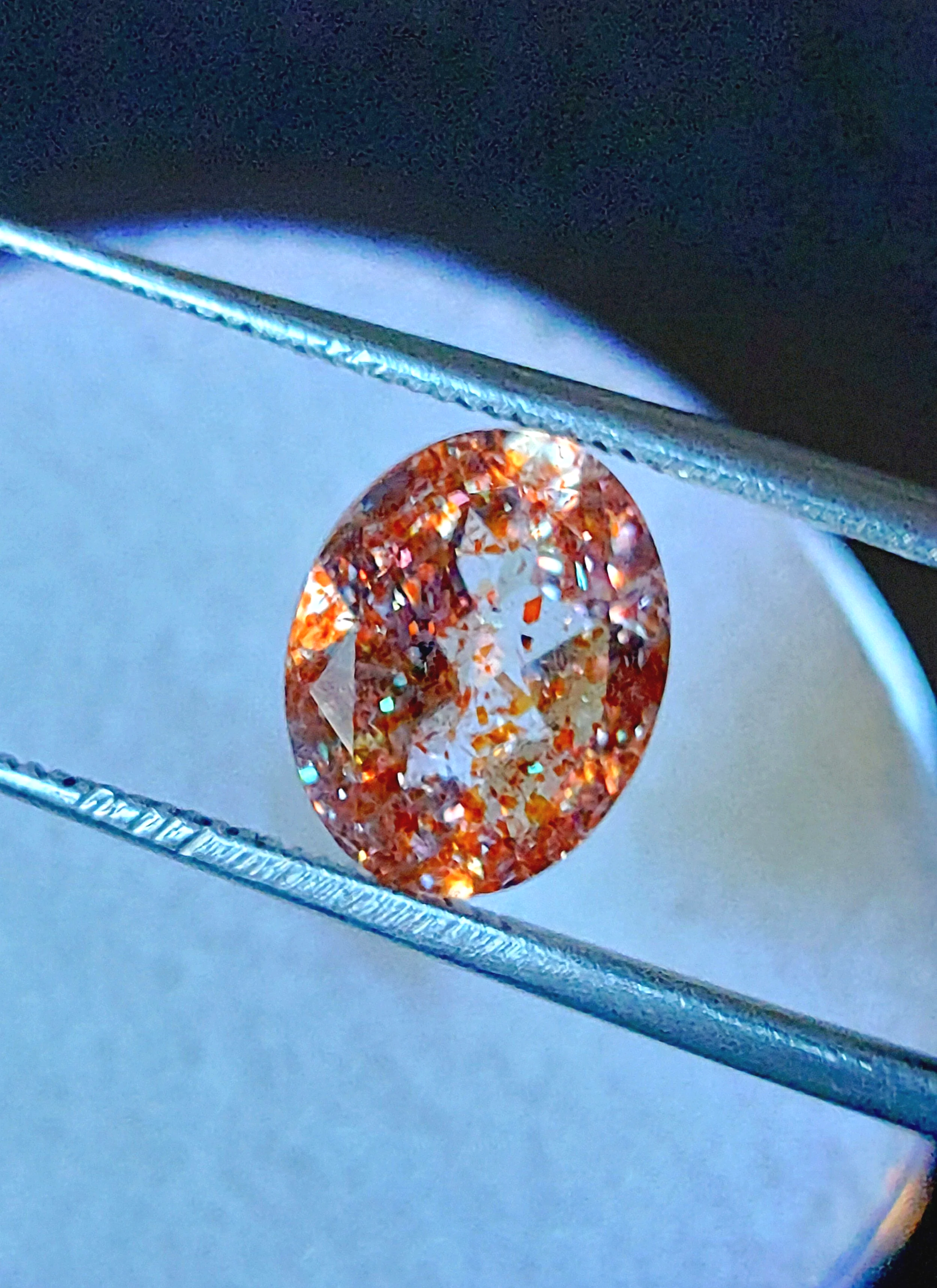 Genuine Tanzanian Sunstone 2.56ct from TheCoveAtFoxHollow.com