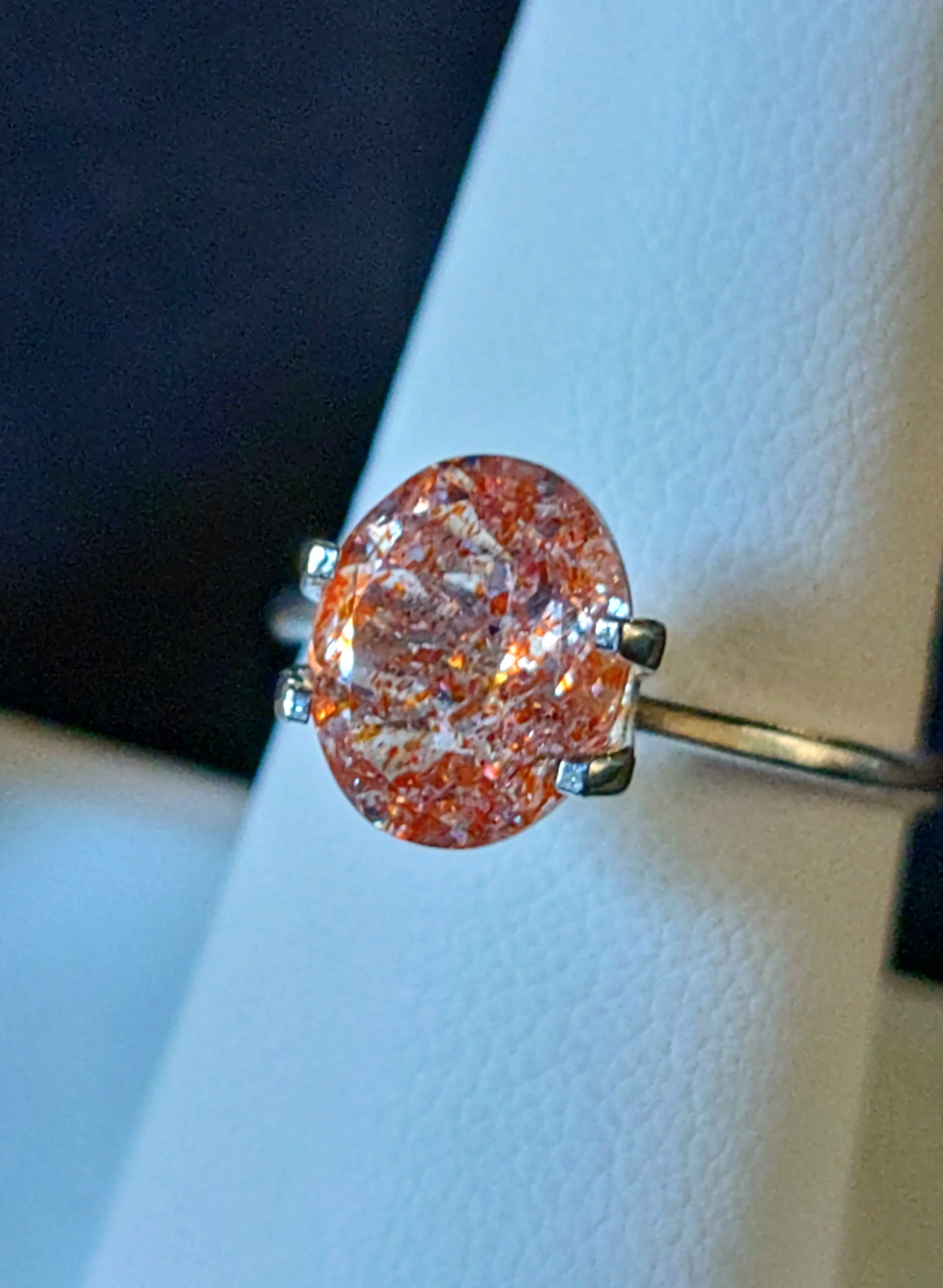 Genuine Tanzanian Sunstone 2.56ct from TheCoveAtFoxHollow.com