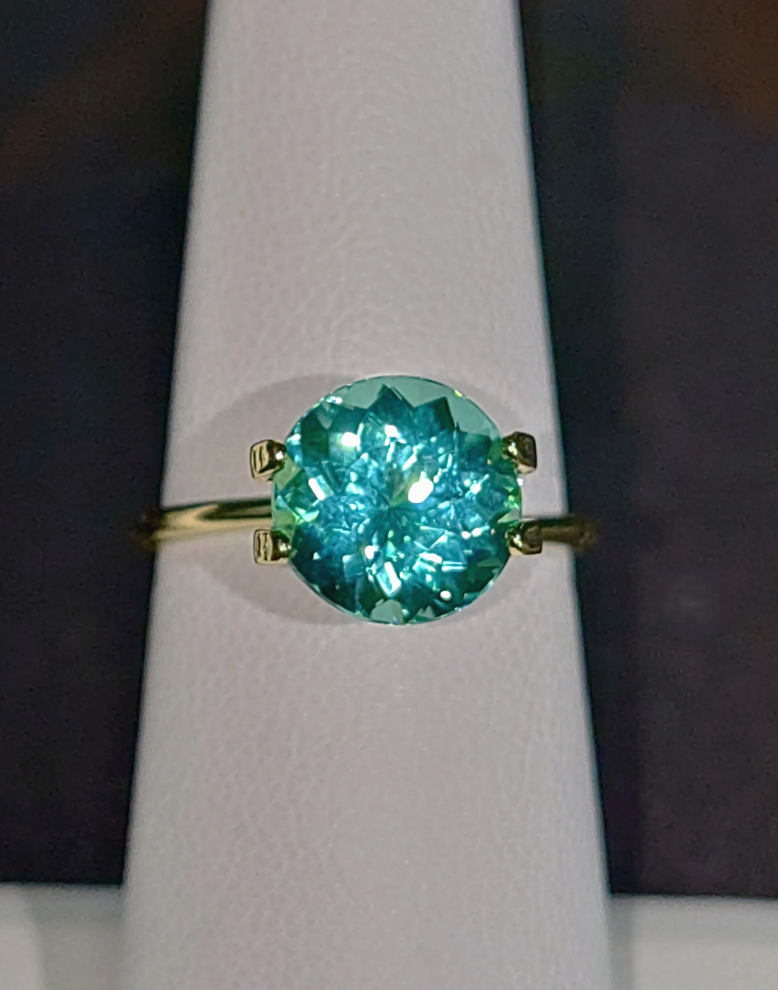 Genuine Neon Paraiba Tourmaline 2.83ct from TheCoveAtFoxHollow.com