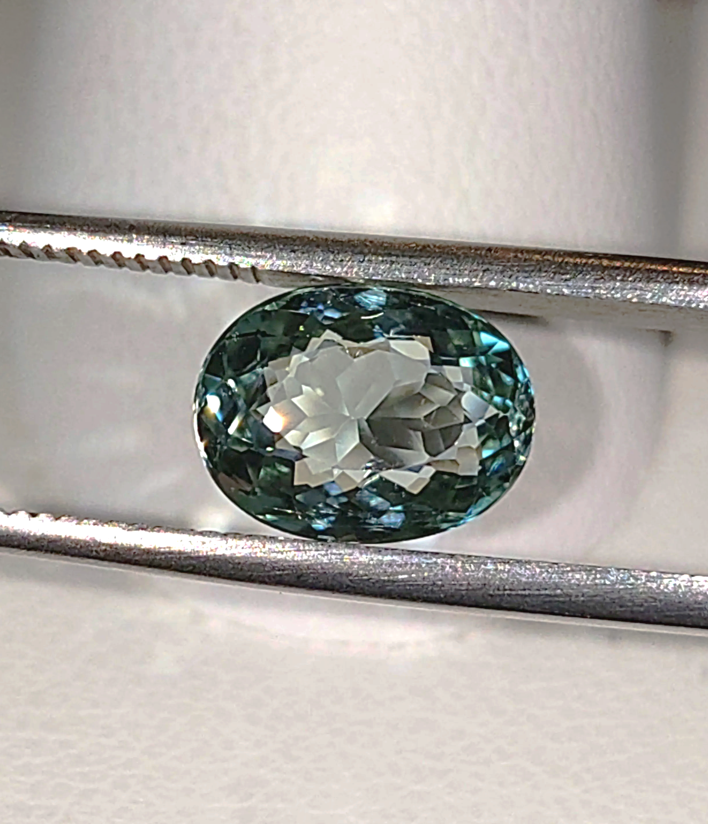 Genuine Neon Seafoam Titanium Tourmaline 1.75ct TheCoveAtFoxHollow.com