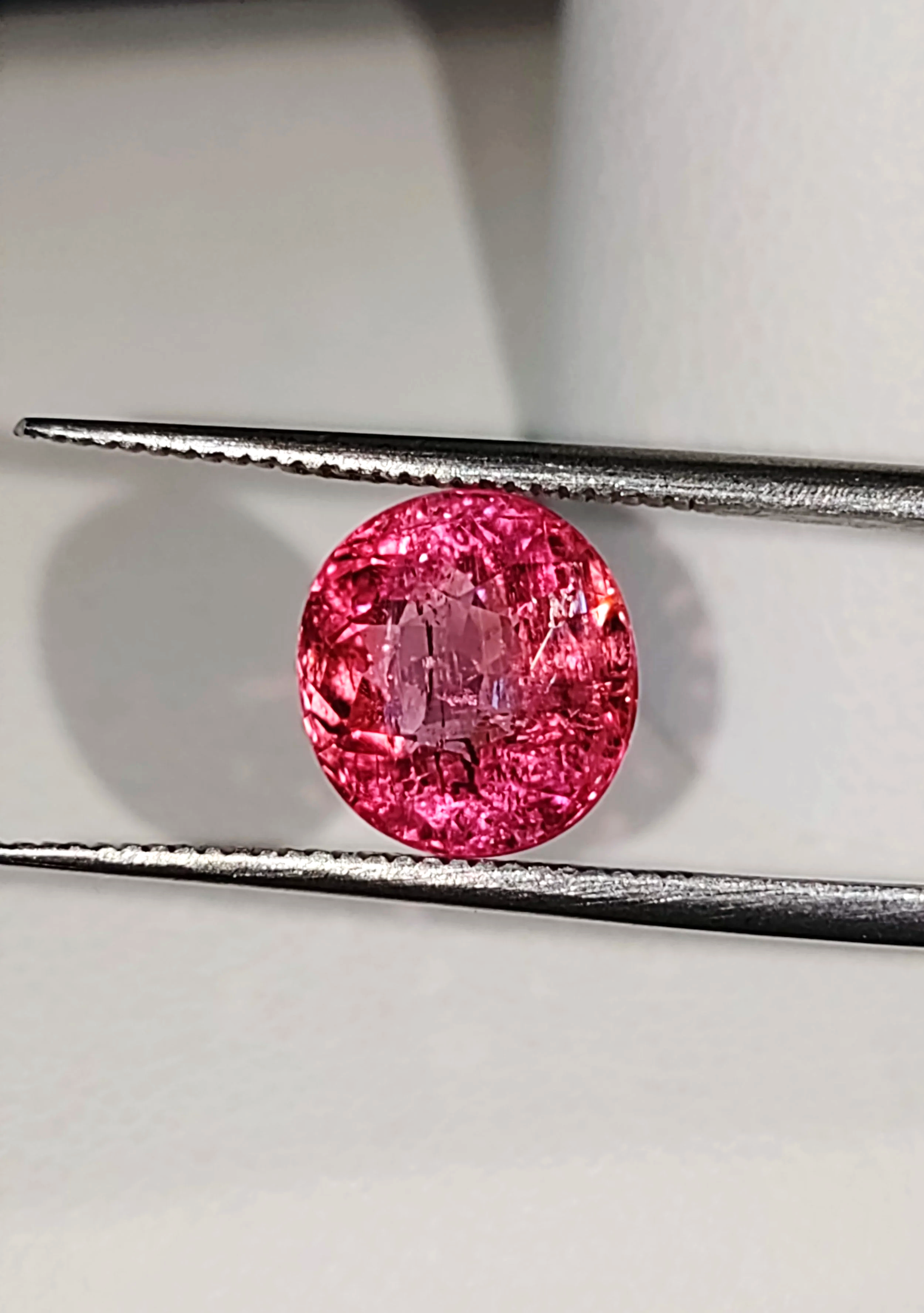 Genuine Neon Fuchsia Titanium Tourmaline 2.53ct from TheCoveAtFoxHollow.com