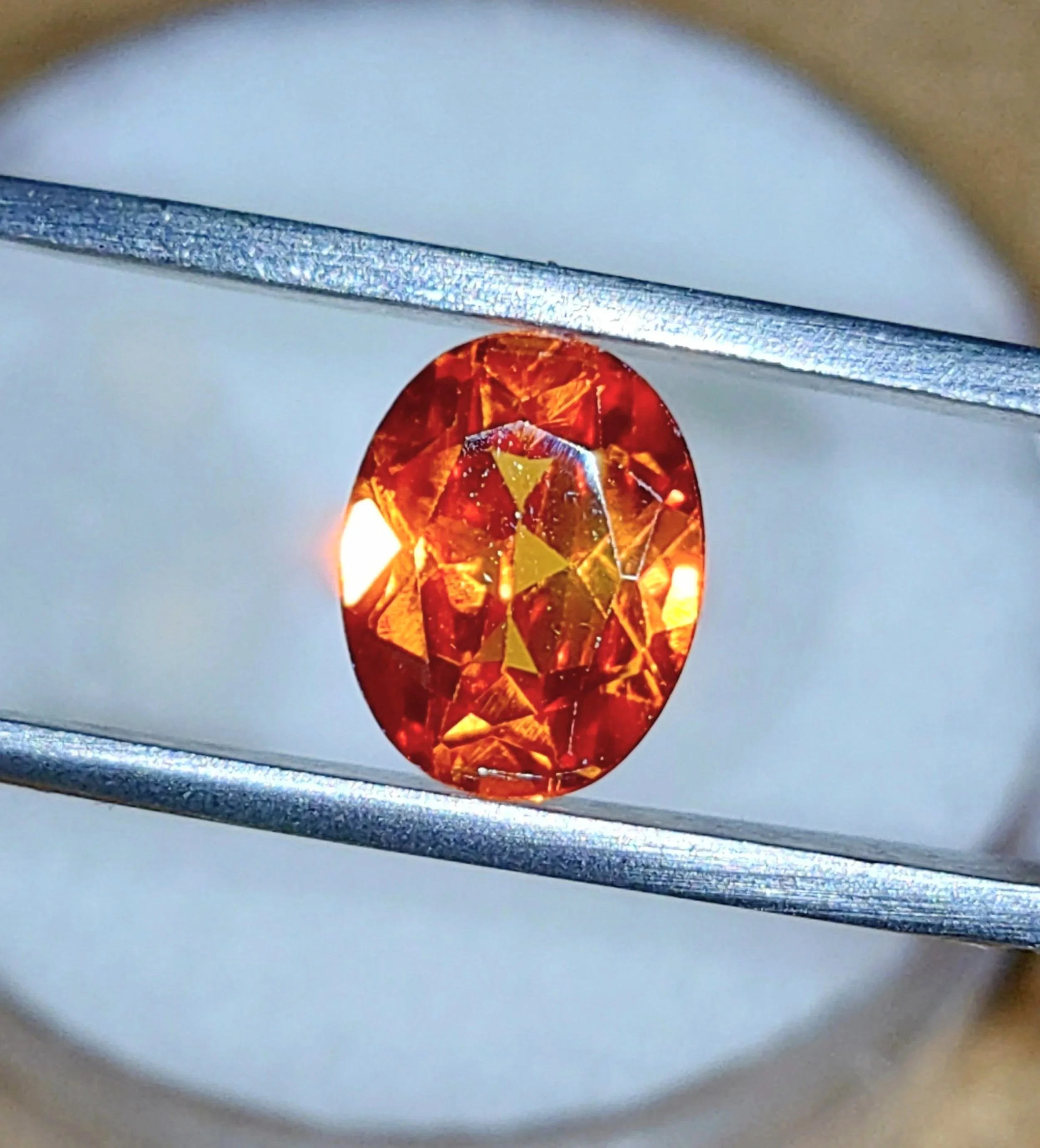 Genuine Mandarin Garnet 2.37ct from TheCoveAtFoxHollow.com