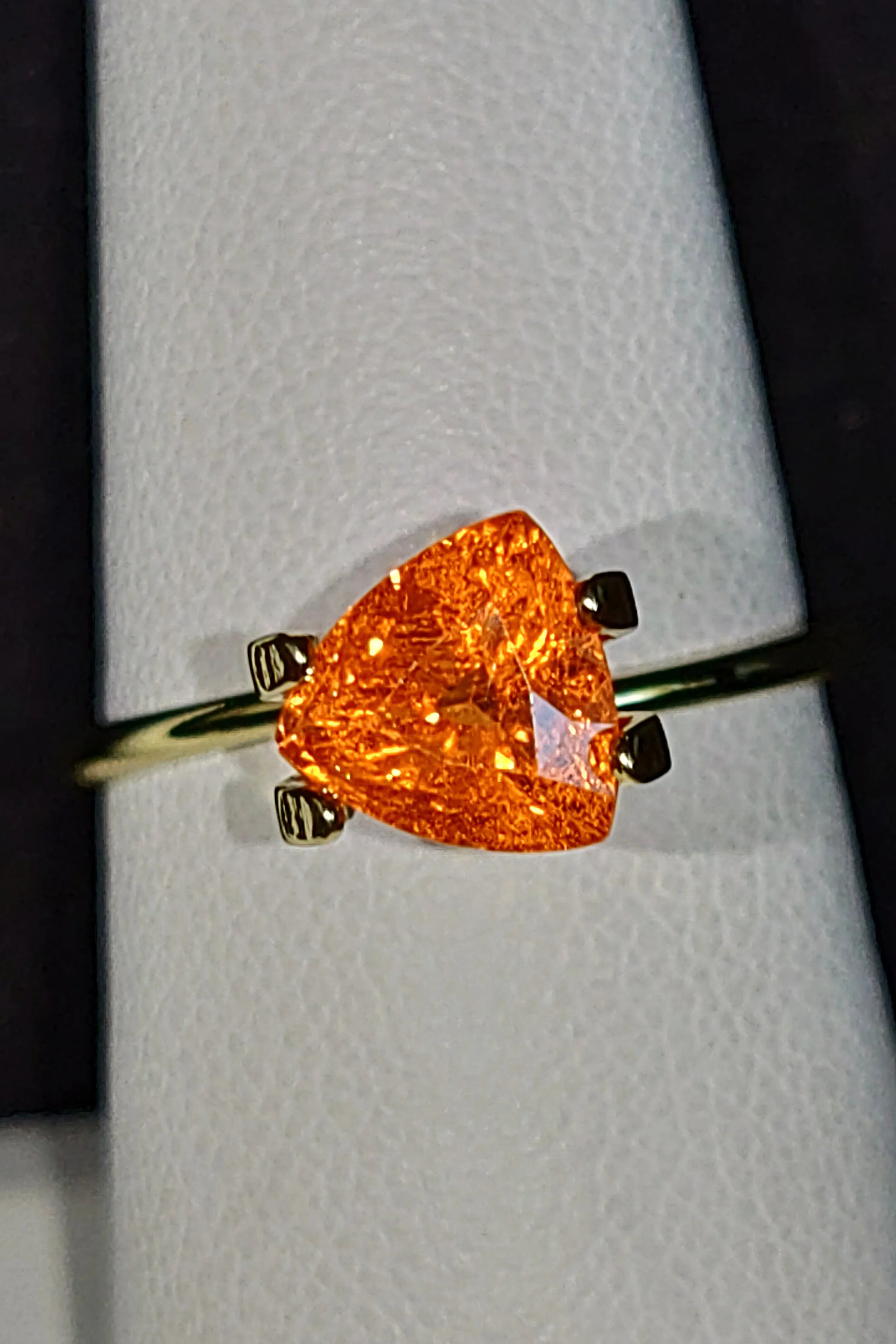 Genuine Mandarin Garnet 1.92ct from TheCoveAtFoxHollow.com