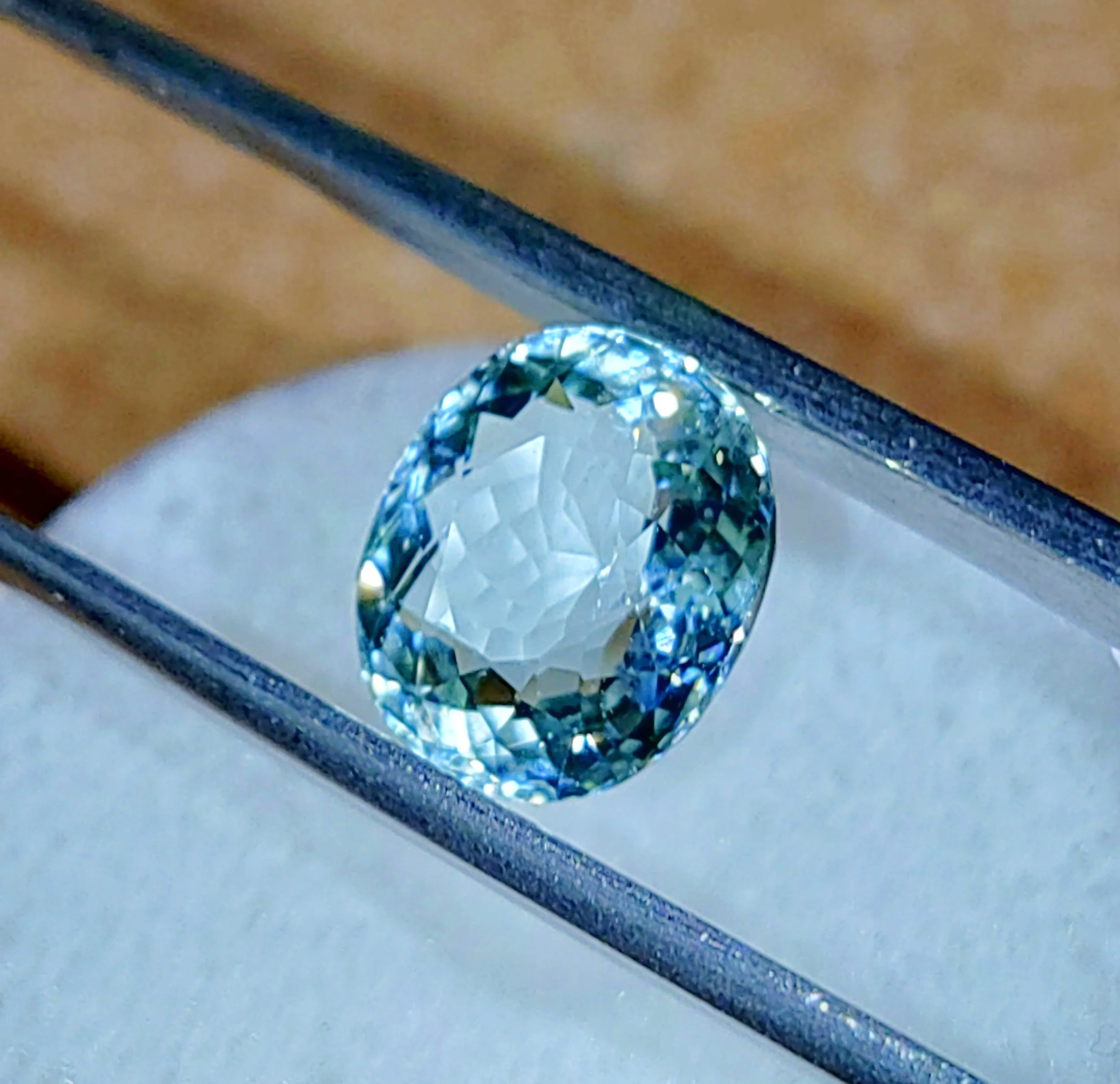 Genuine Neon Aqua Blue Titanium Tourmaline 2.94ct - TheCoveAtFoxHollow.com