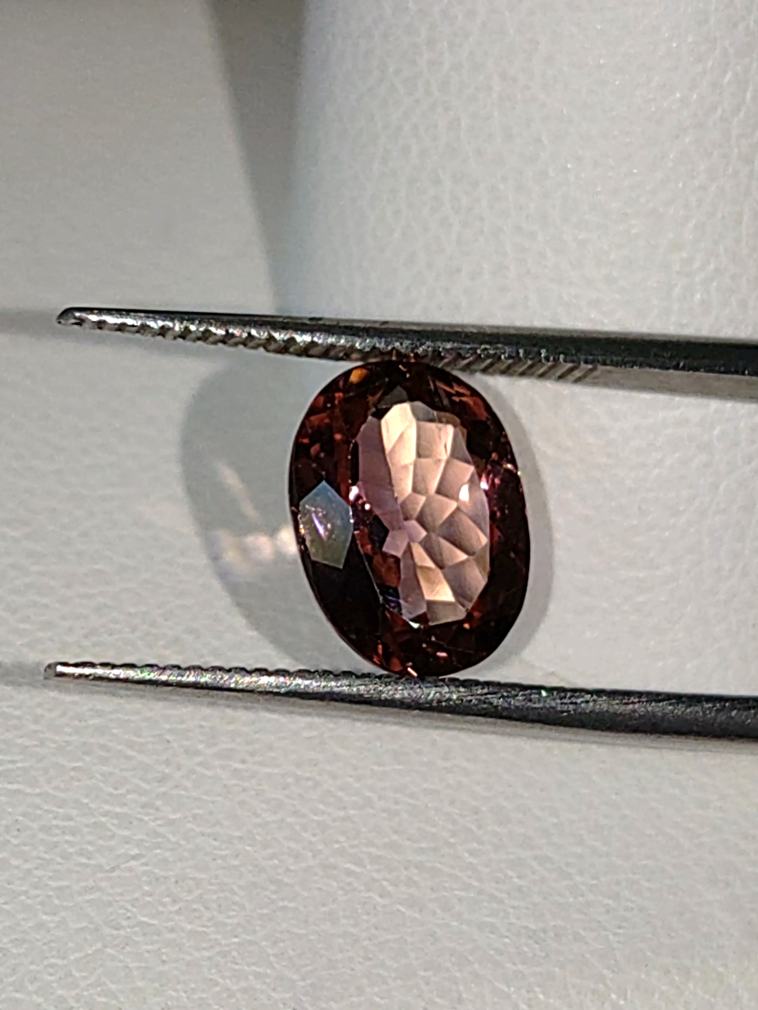 Genuine Masasi Bordeaux Color Change Garnet 1.84ct from TheCoveAtFoxHollow.com