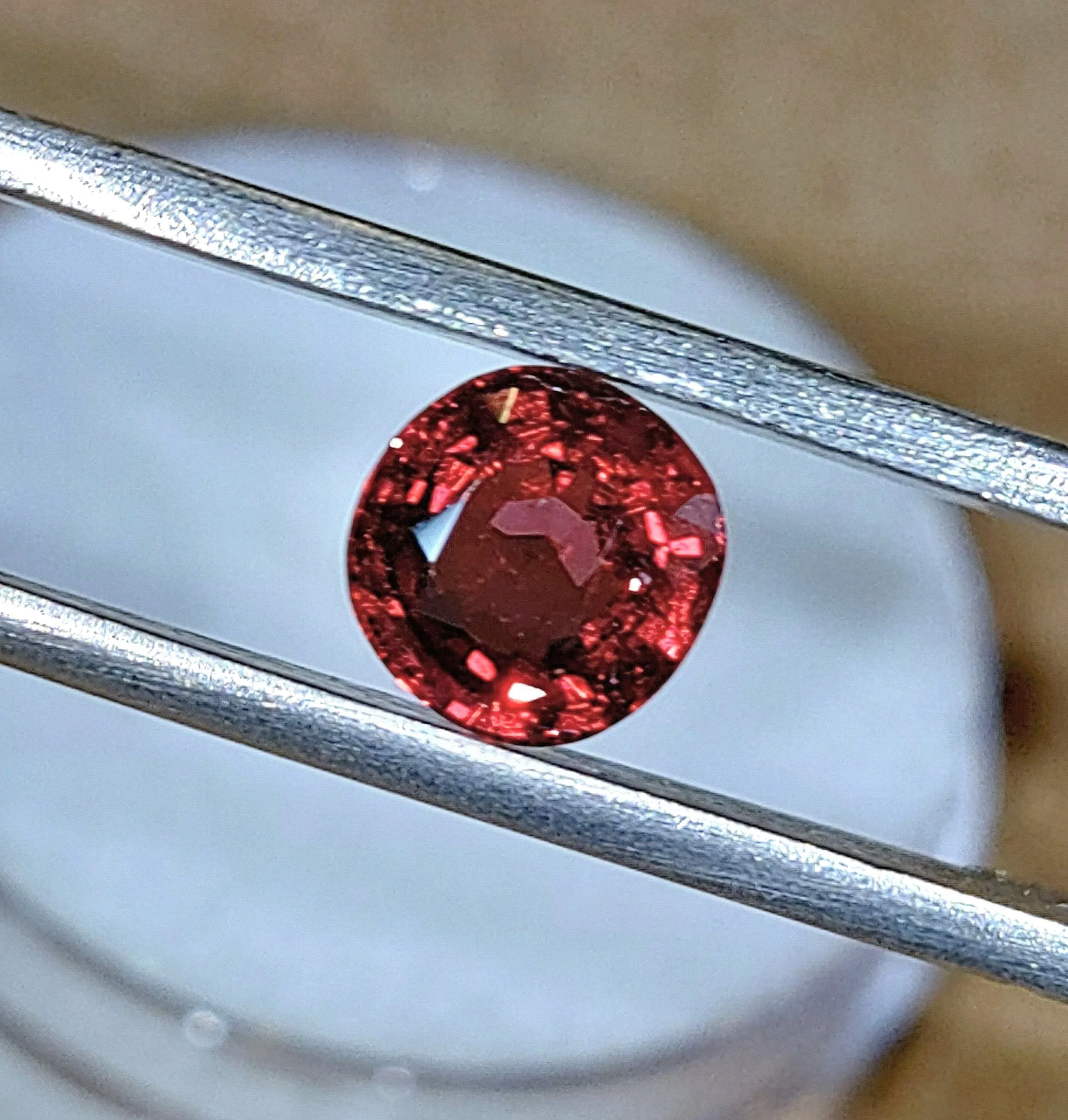 Genuine Red Burmese Spinel 1.09ct from TheCoveAtFoxHollow.com
