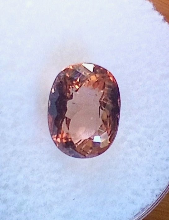 Genuine Orange Pink Padparadscha Congolese Tourmaline 2.70ct from thecoveatfoxhollow.com