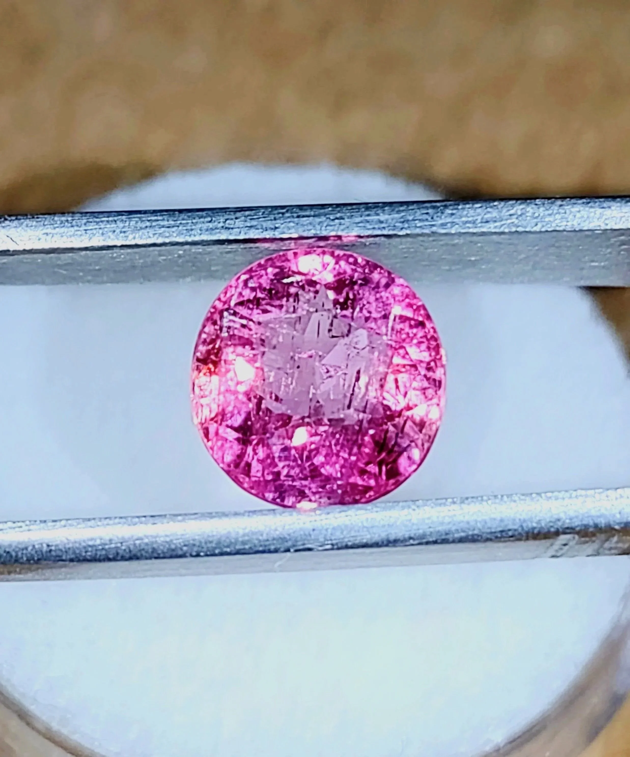 Genuine Neon Fuchsia Titanium Tourmaline 2.53ct from TheCoveAtFoxHollow.com