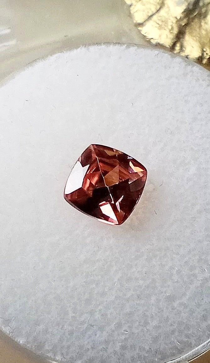Genuine Cor de Rosa Red Zircon 2.31ct from thecoveatfoxhollow.com