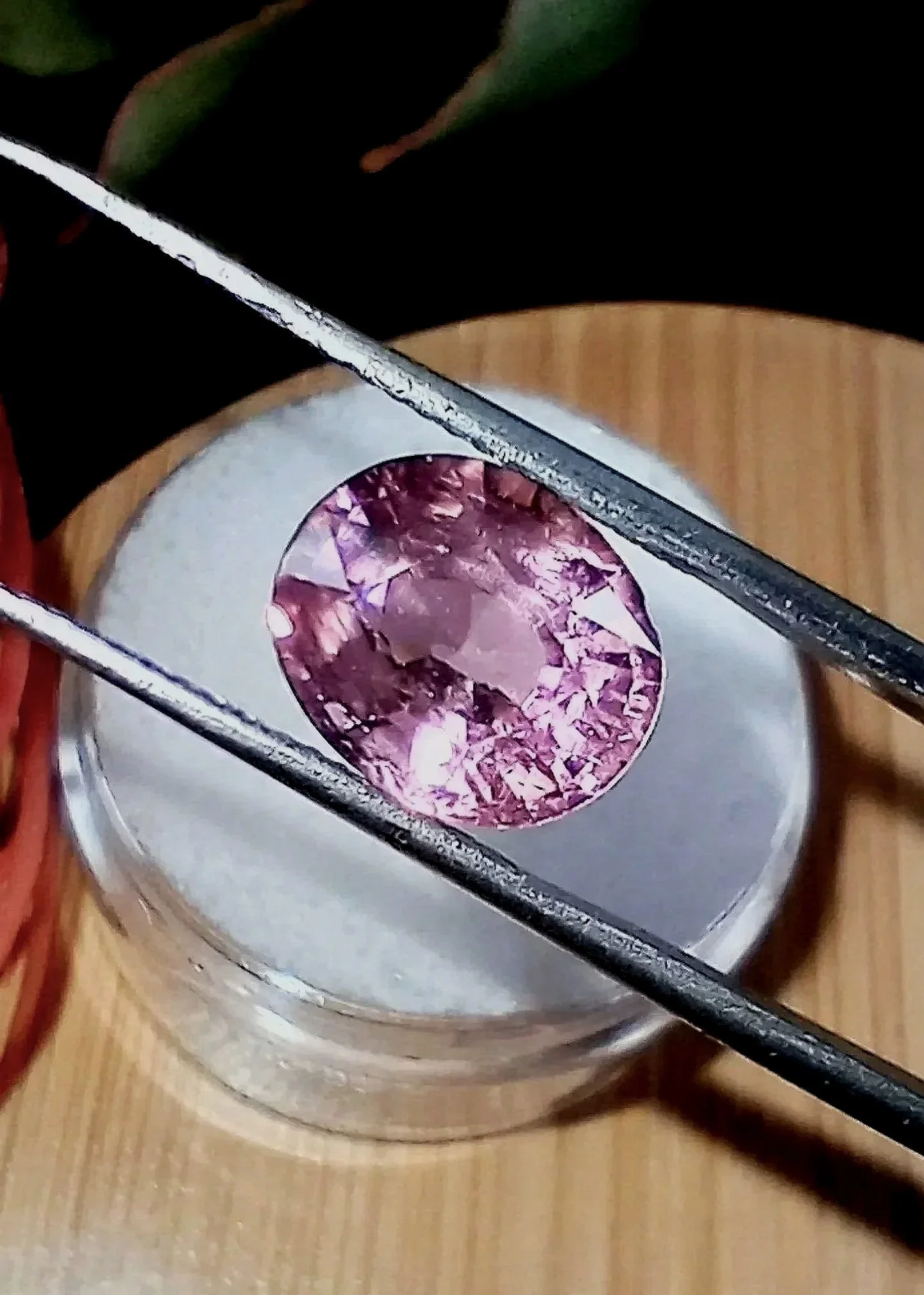 Genuine Neon Pink Orange Purple Titanium Tourmaline 3.26ct from TheCoveAtFoxHollow.com