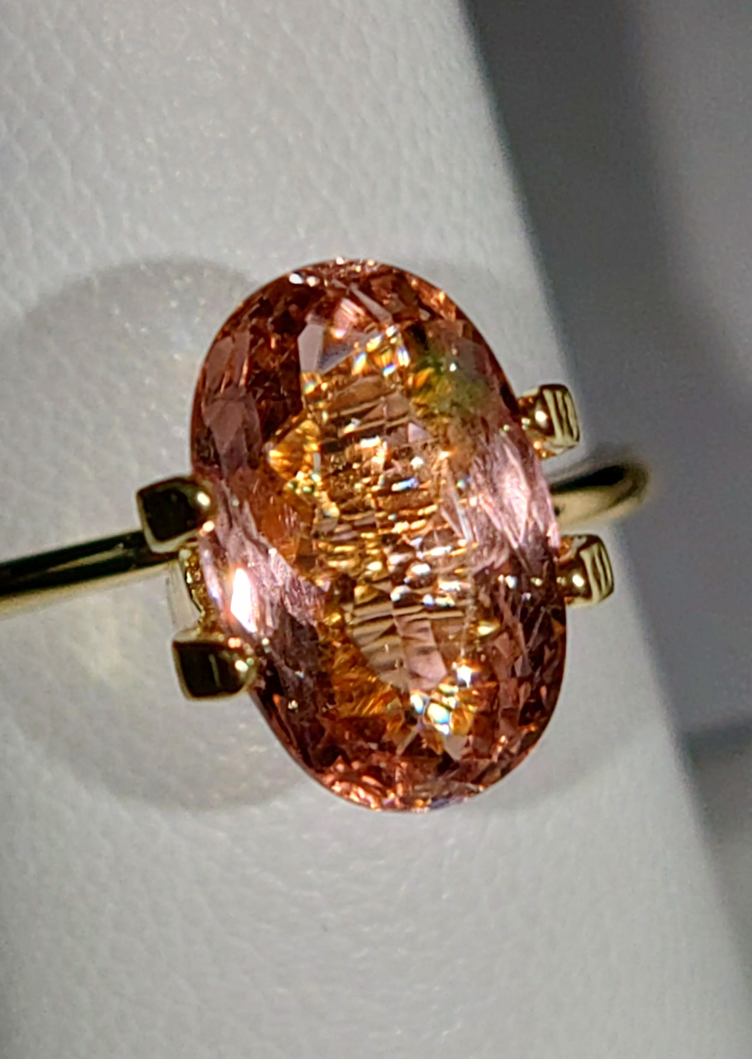 Genuine Neon Orange Pink Titanium Tourmaline 3ct from TheCoveAtFoxHollow.com