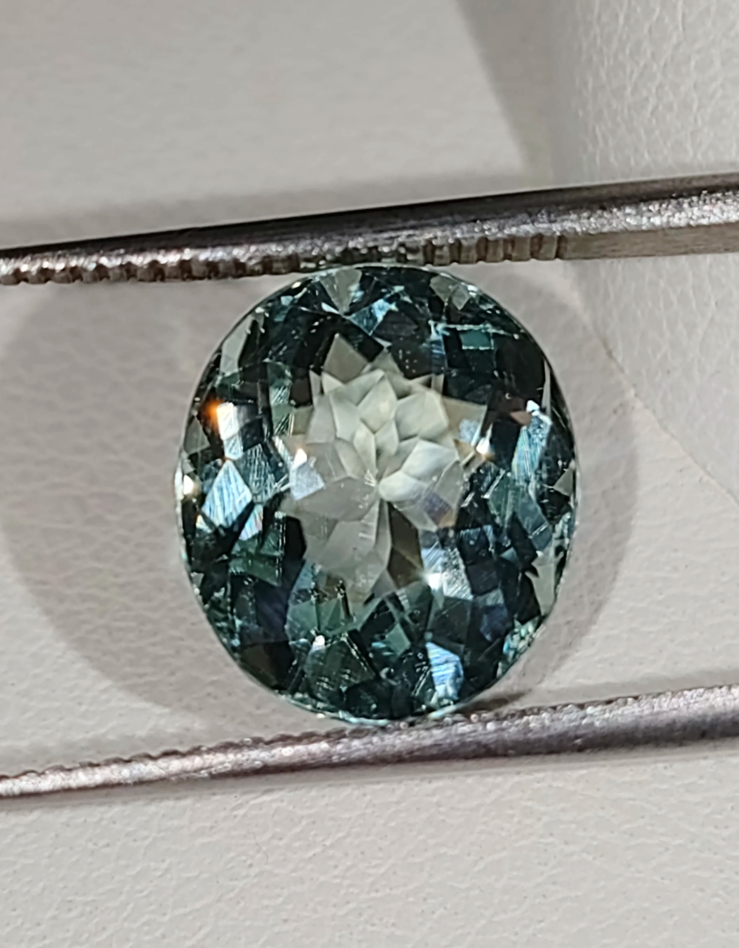 Genuine Neon Seafoam Titanium Tourmaline 3.18ct from TheCoveAtFoxHollow.com