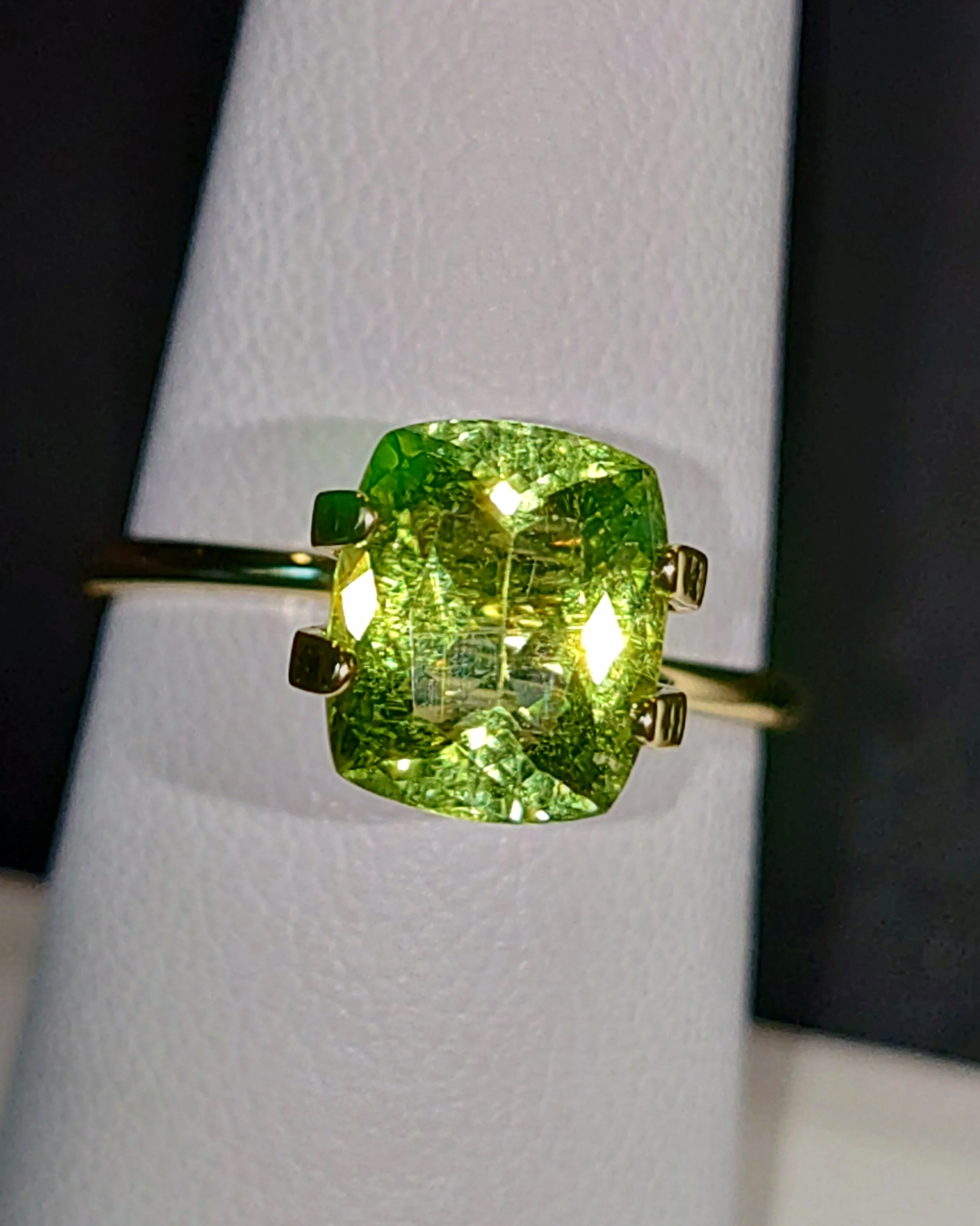 Genuine Neon Green Titanium Tourmaline 2.13ct TheCoveAtFoxHollow.com