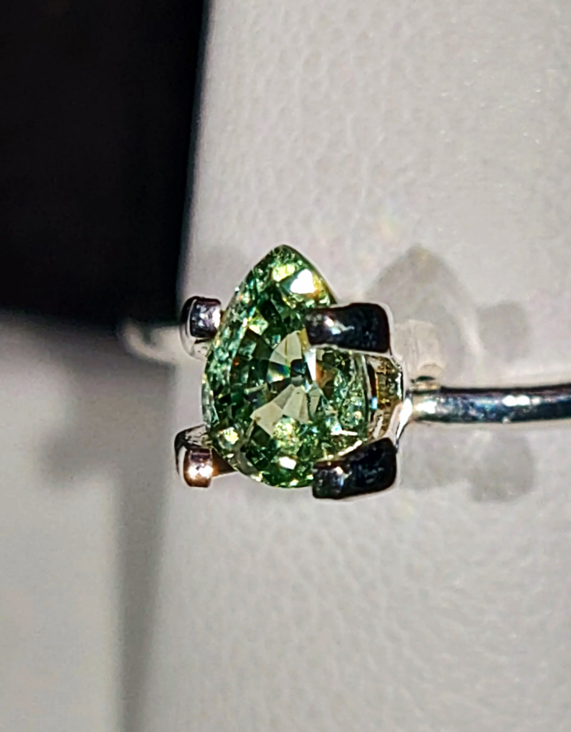 Genuine Green Dragon Mine Precious Demantoid Garnet .67ct from TheCoveAtFoxHollow.com