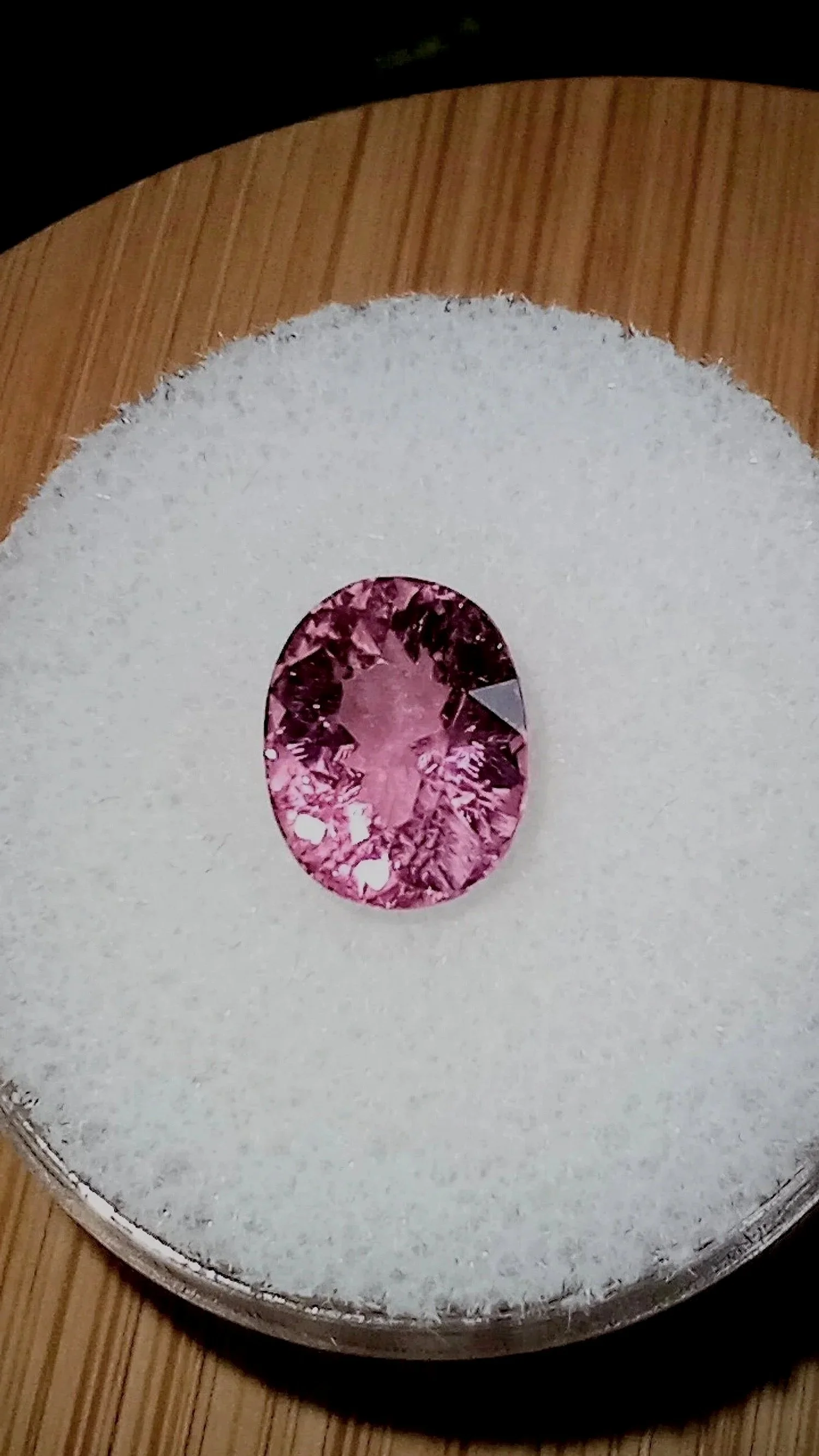 Genuine Neon Hot Pink Titanium Tourmaline 2.58ct TheCoveAtFoxHollow.com