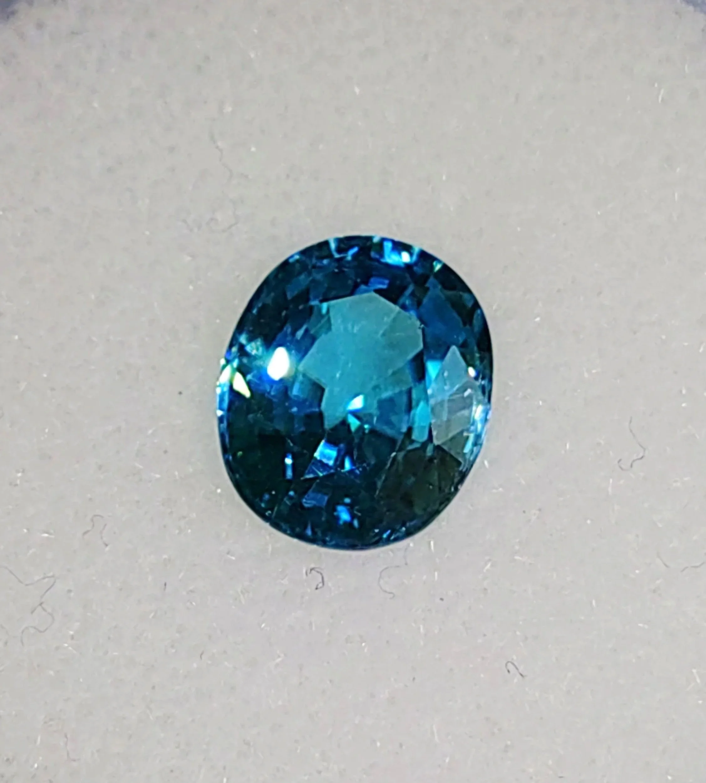 Genuine Blue Zircon 3.64ct from thecoveatfoxhollow.com