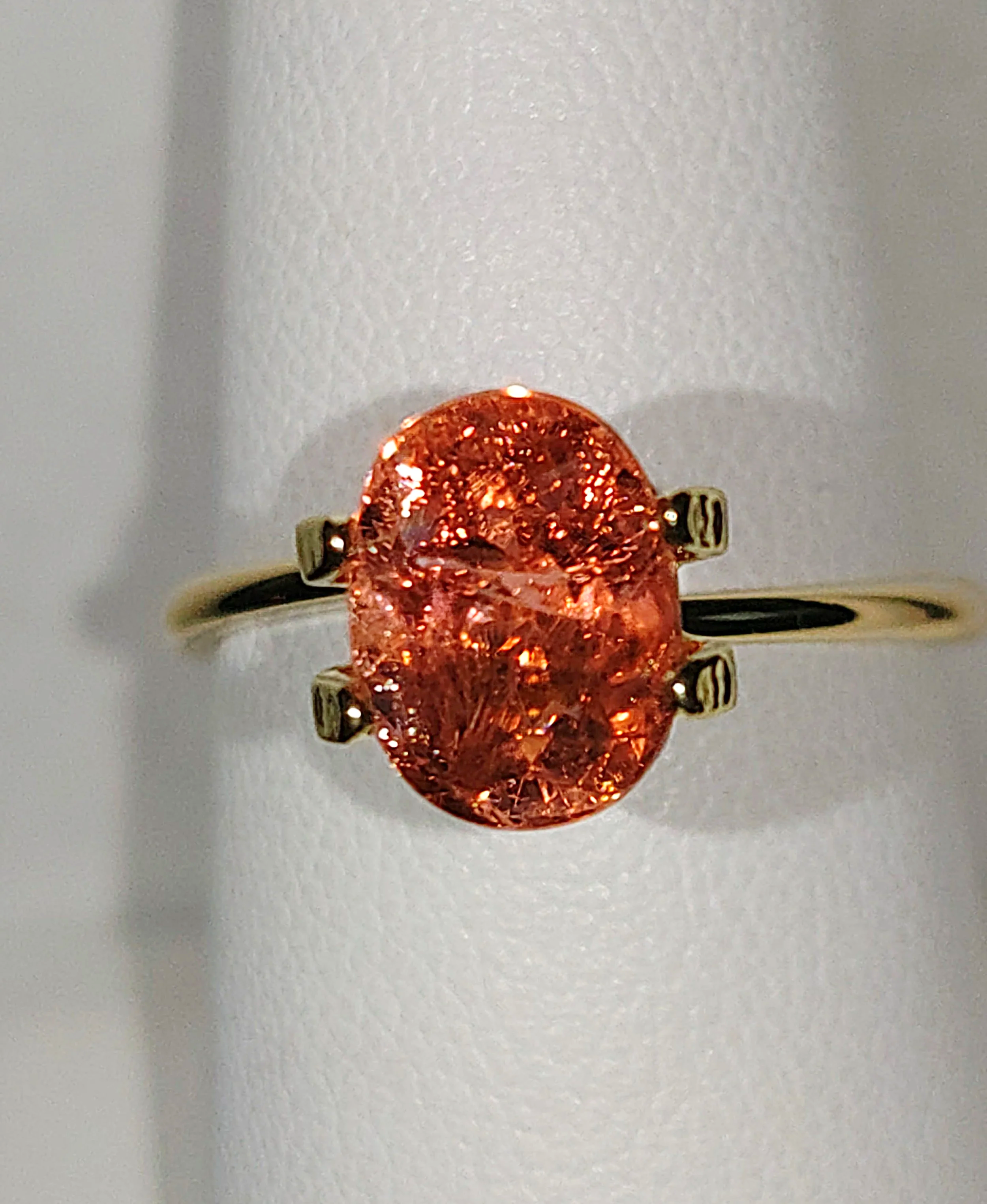 Genuine Neon Orange Titanium Tourmaline 2.07ct from TheCoveAtFoxHollow.com