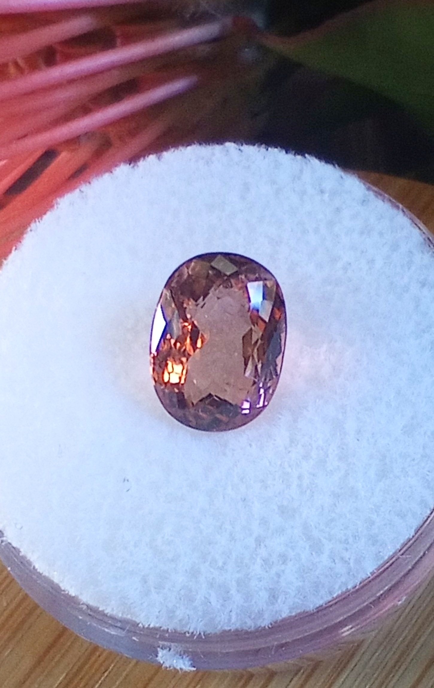 Genuine Orange Pink Padparadscha Congolese Tourmaline 2.70ct from thecoveatfoxhollow.com