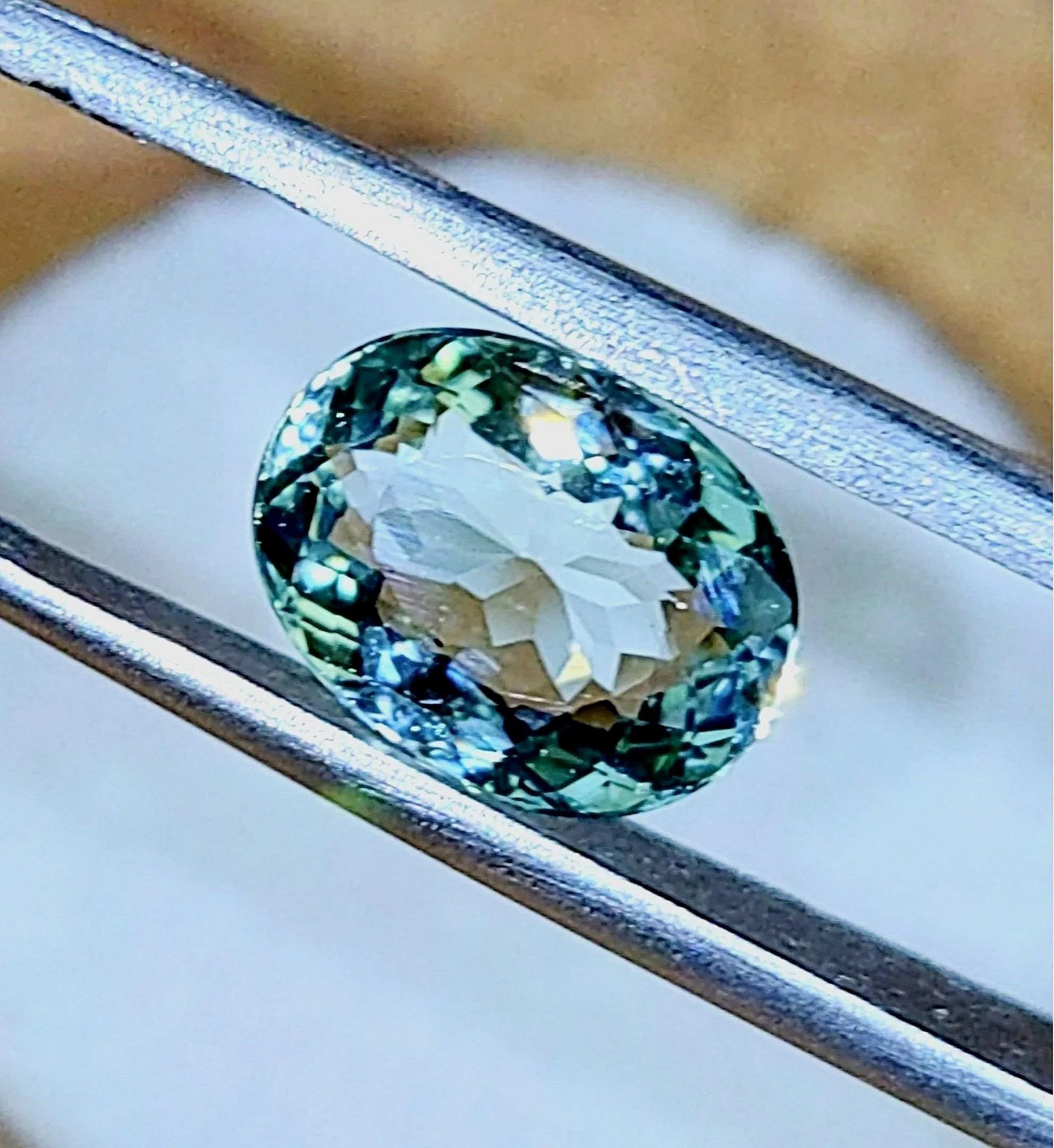 Genuine Neon Seafoam Titanium Tourmaline 1.75ct from TheCoveAtFoxHollow.com