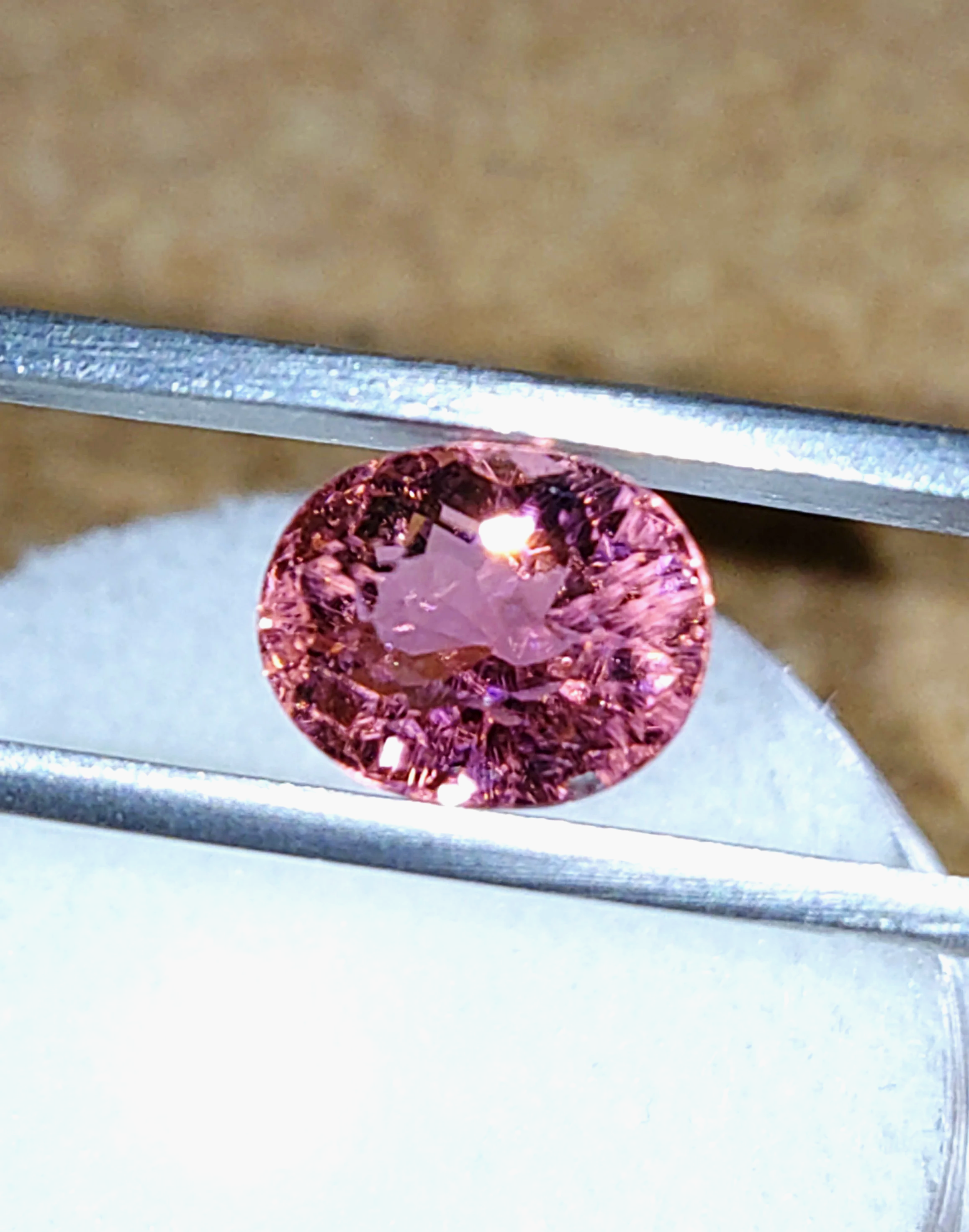 Genuine Neon Hot Pink Titanium Tourmaline 2.58ct TheCoveAtFoxHollow.com