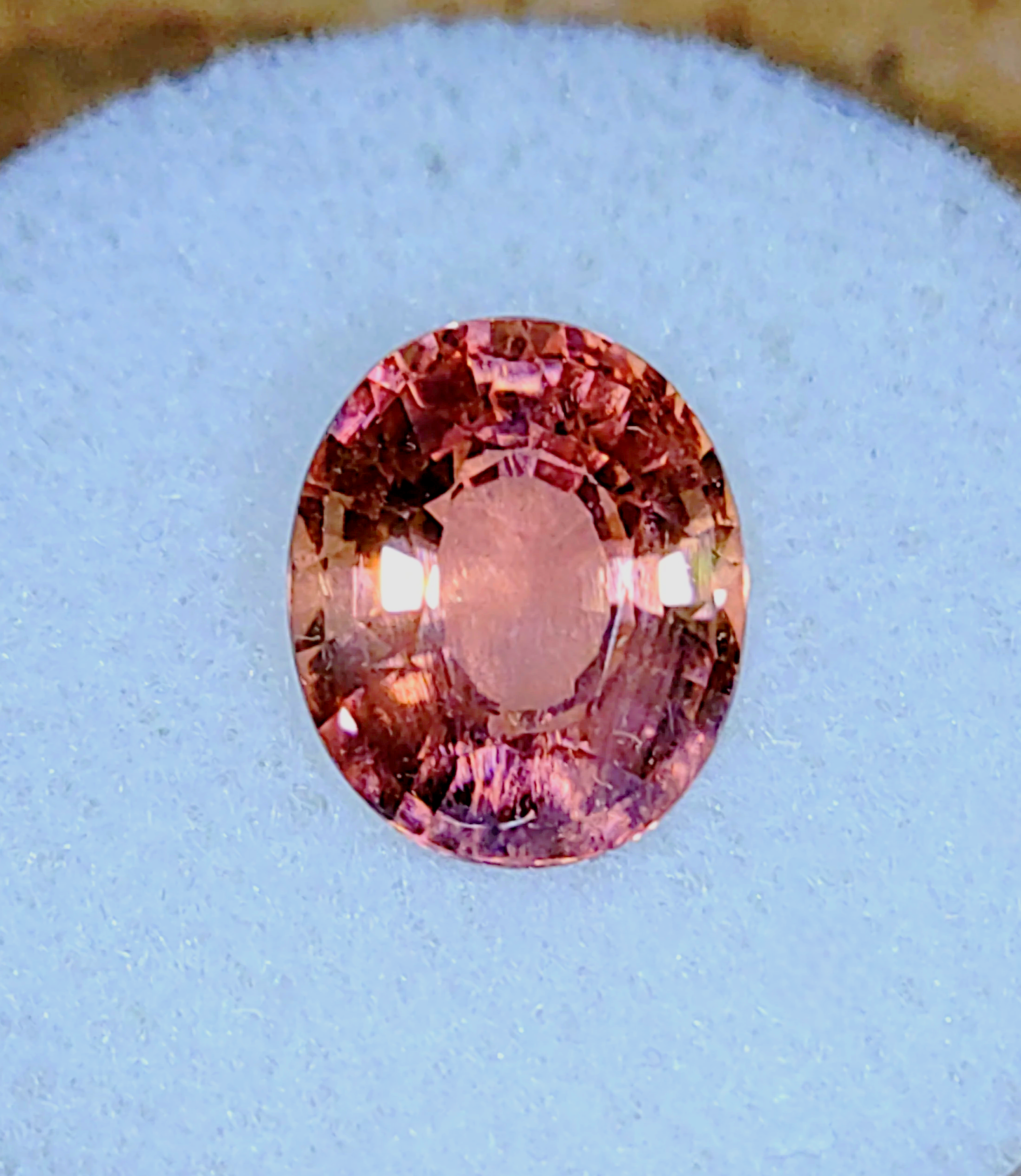 Neon Pink Orange Purple Titanium Tourmaline 3.26ct