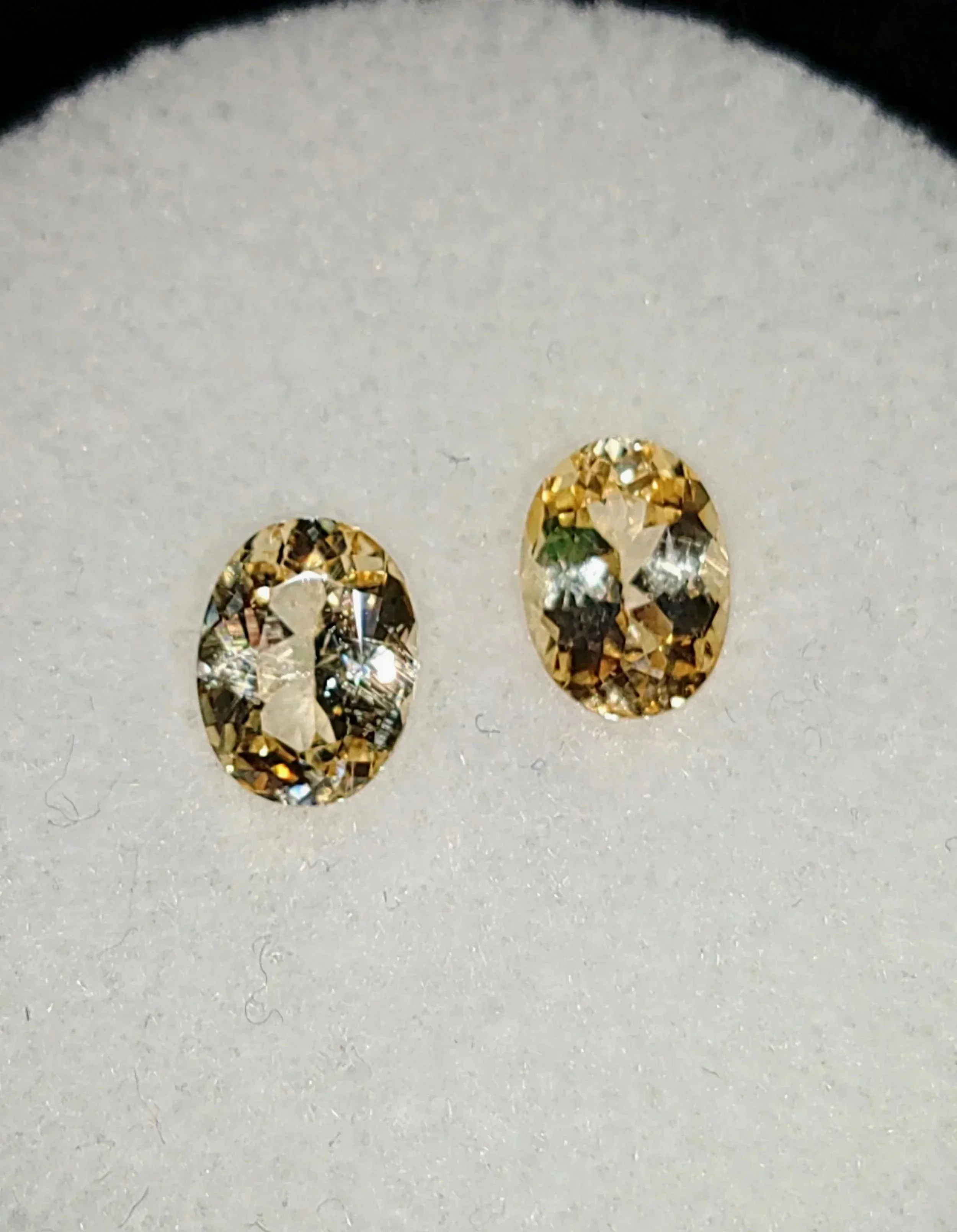 Genuine Tsavo Golden Pair 2.60tcw from TheCoveAtFoxHollow.com