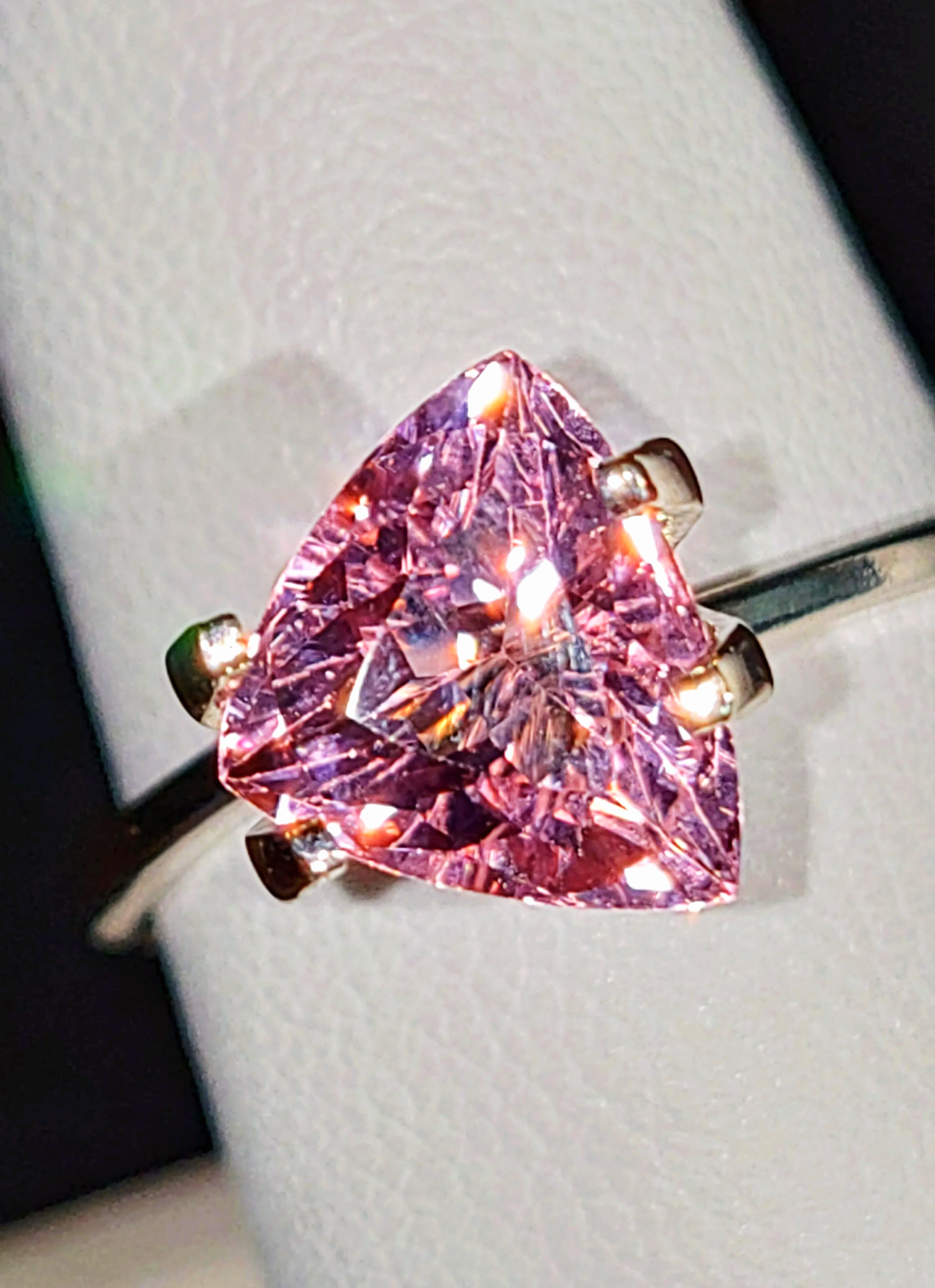 GIA Certified Genuine Neon Pink Titanium Tourmaline 2.14ct from TheCoveAtFoxHollow.com
