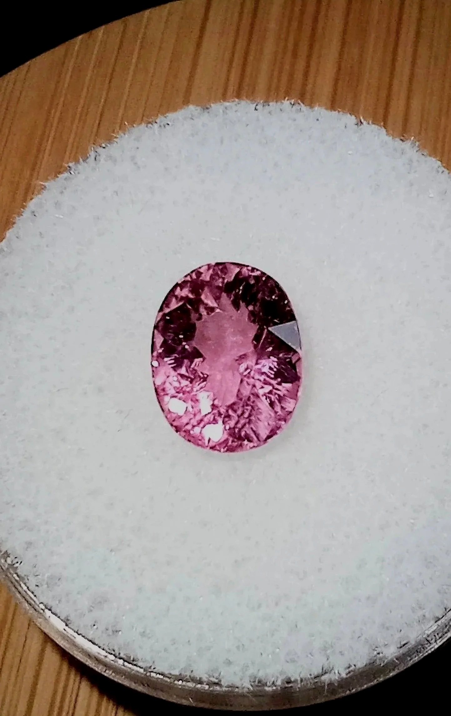 Genuine Neon Hot Pink Titanium Tourmaline 2.58ct