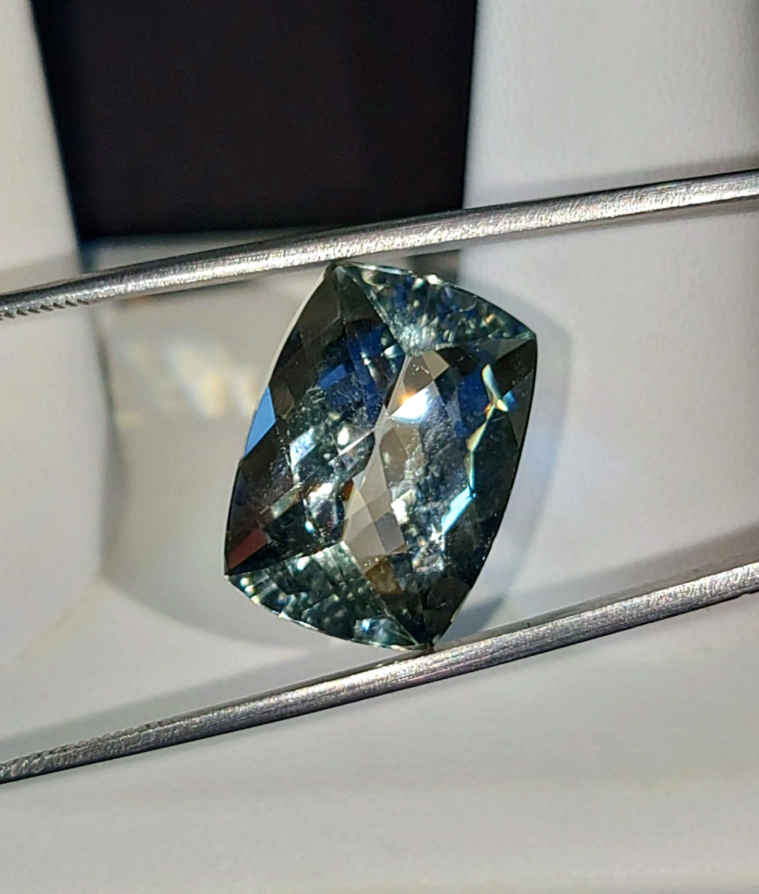 Genuine Prasiolite 12.92ct from TheCoveAtFoxHollow.com