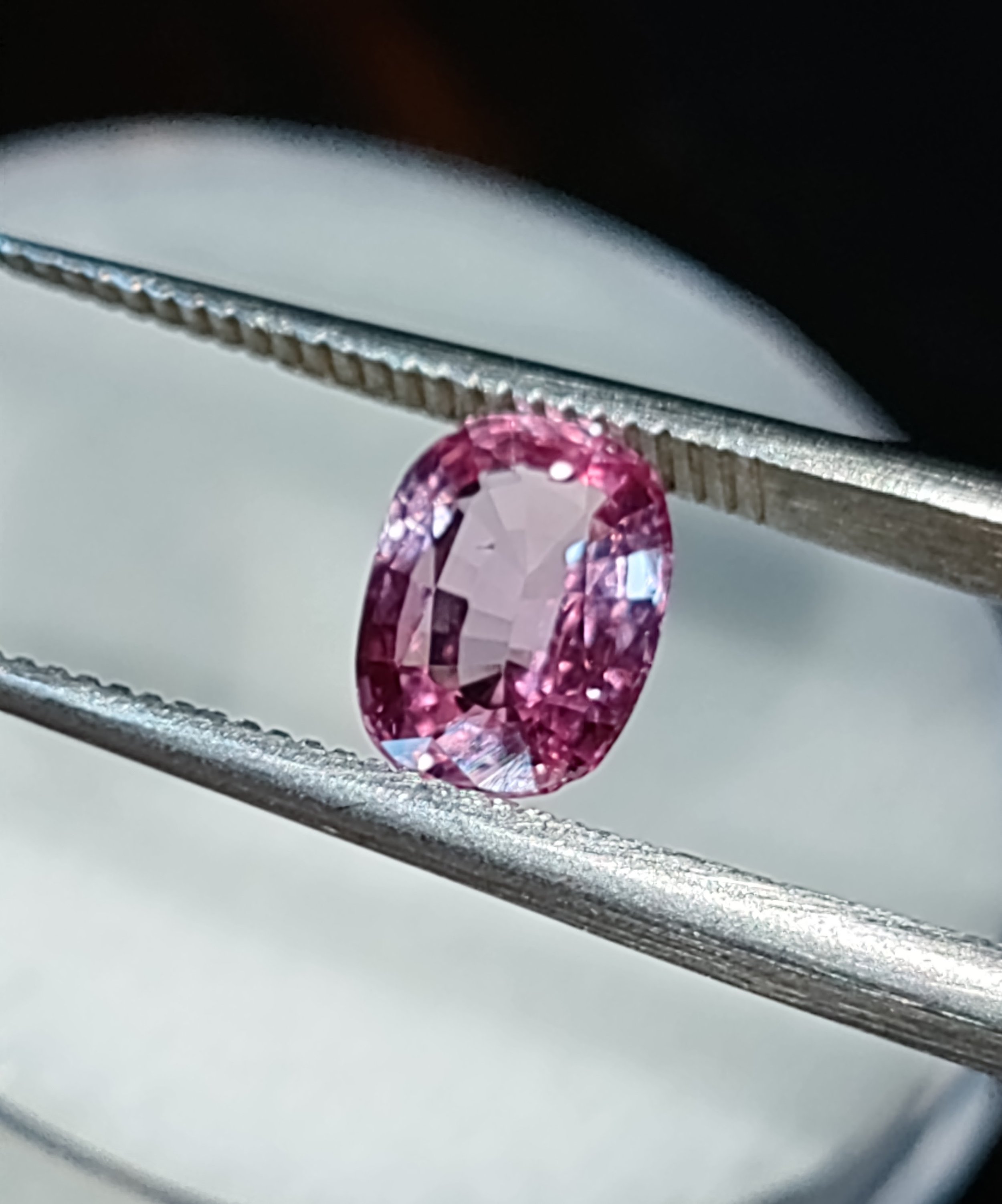 GIA Certified Pink Sapphire 1.16ct from TheCoveAtFoxHollow.com