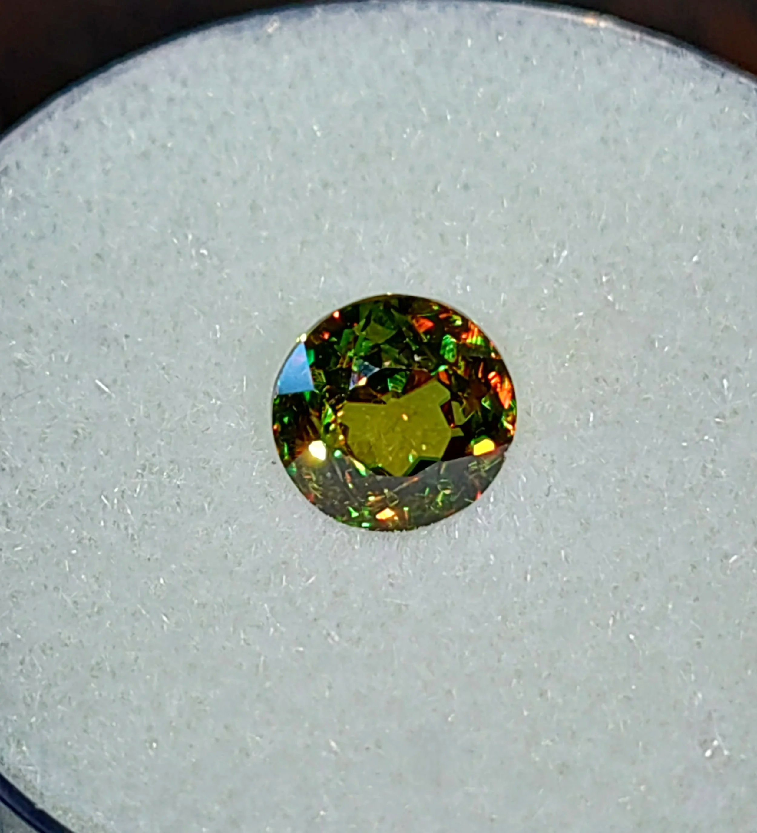 Genuine Color Change Sphene 2ct from TheCoveAtFoxHollow.com