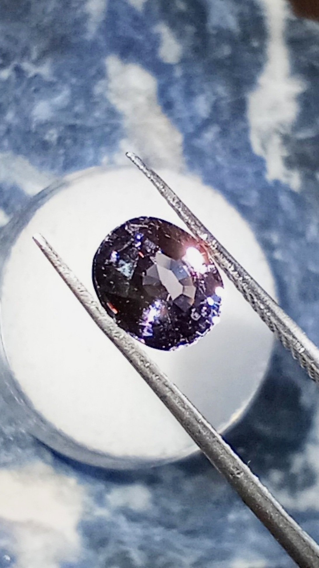 Genuine Purple Spinel 1.58ct from thecoveatfoxhollow.com