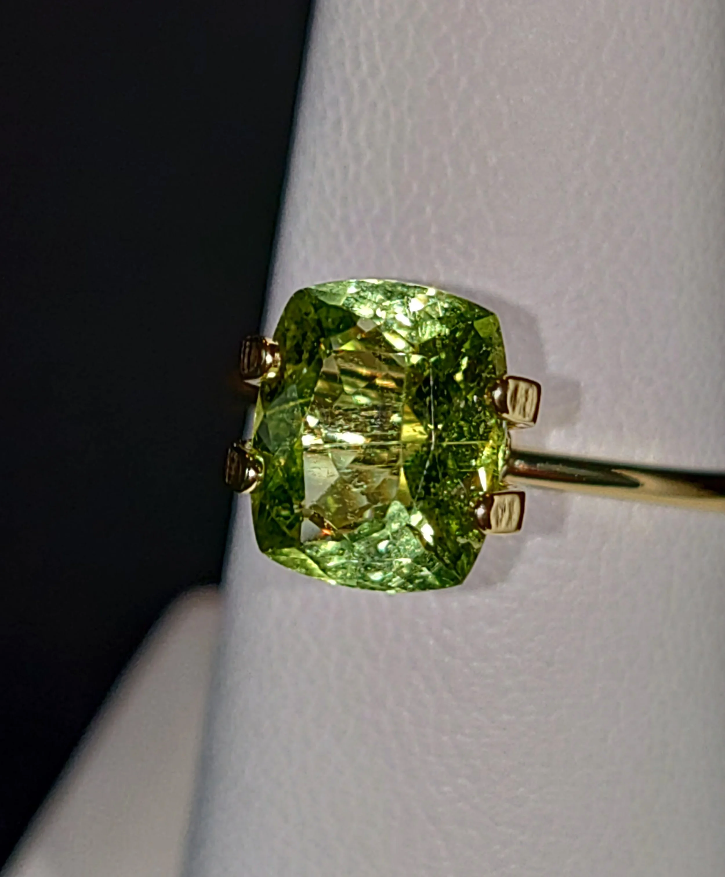 Genuine Neon Green Titanium Tourmaline 2.13ct TheCoveAtFoxHollow.com