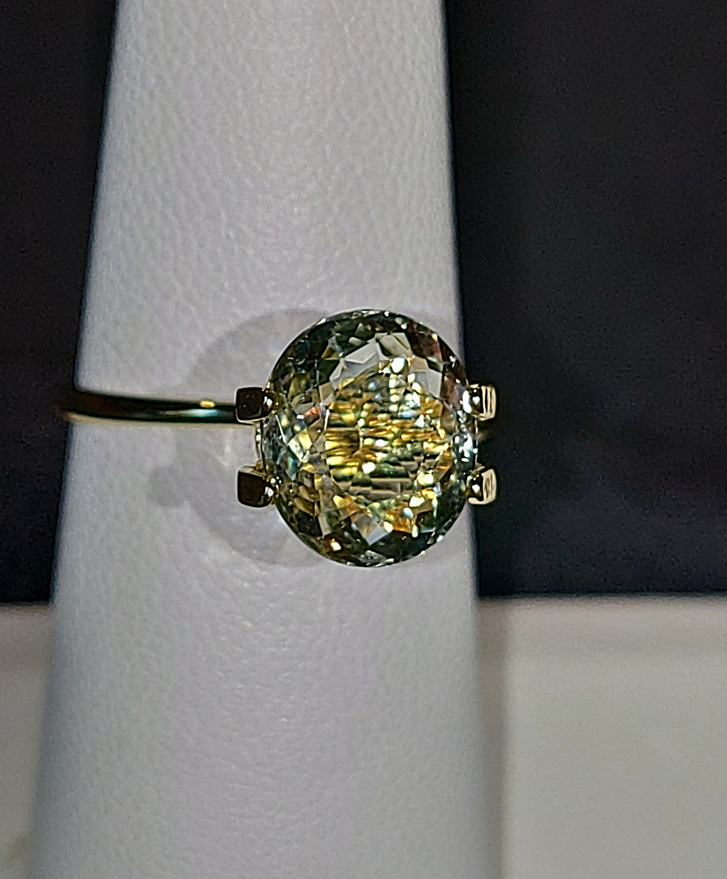 Genuine Neon Green Titanium Tourmaline 2.34ct from TheCoveAtFoxHollow.com