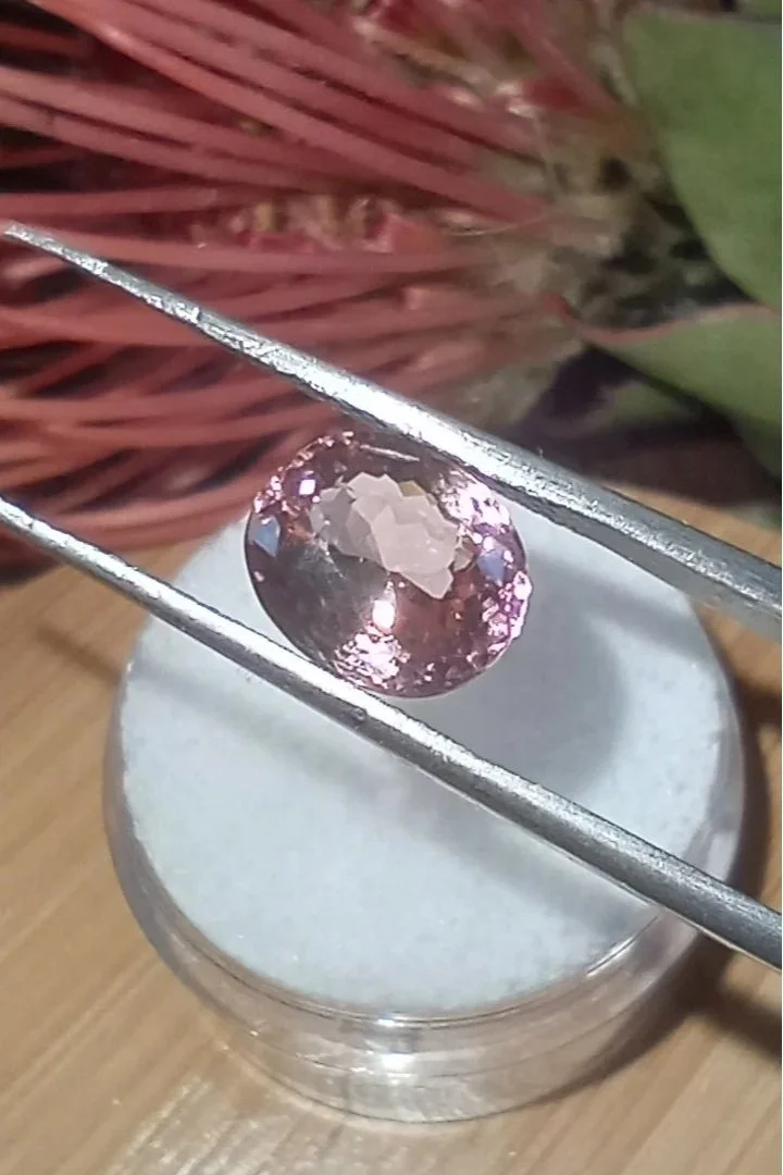 Genuine Neon Pink Orange Titanium Tourmaline 2.50ct fro