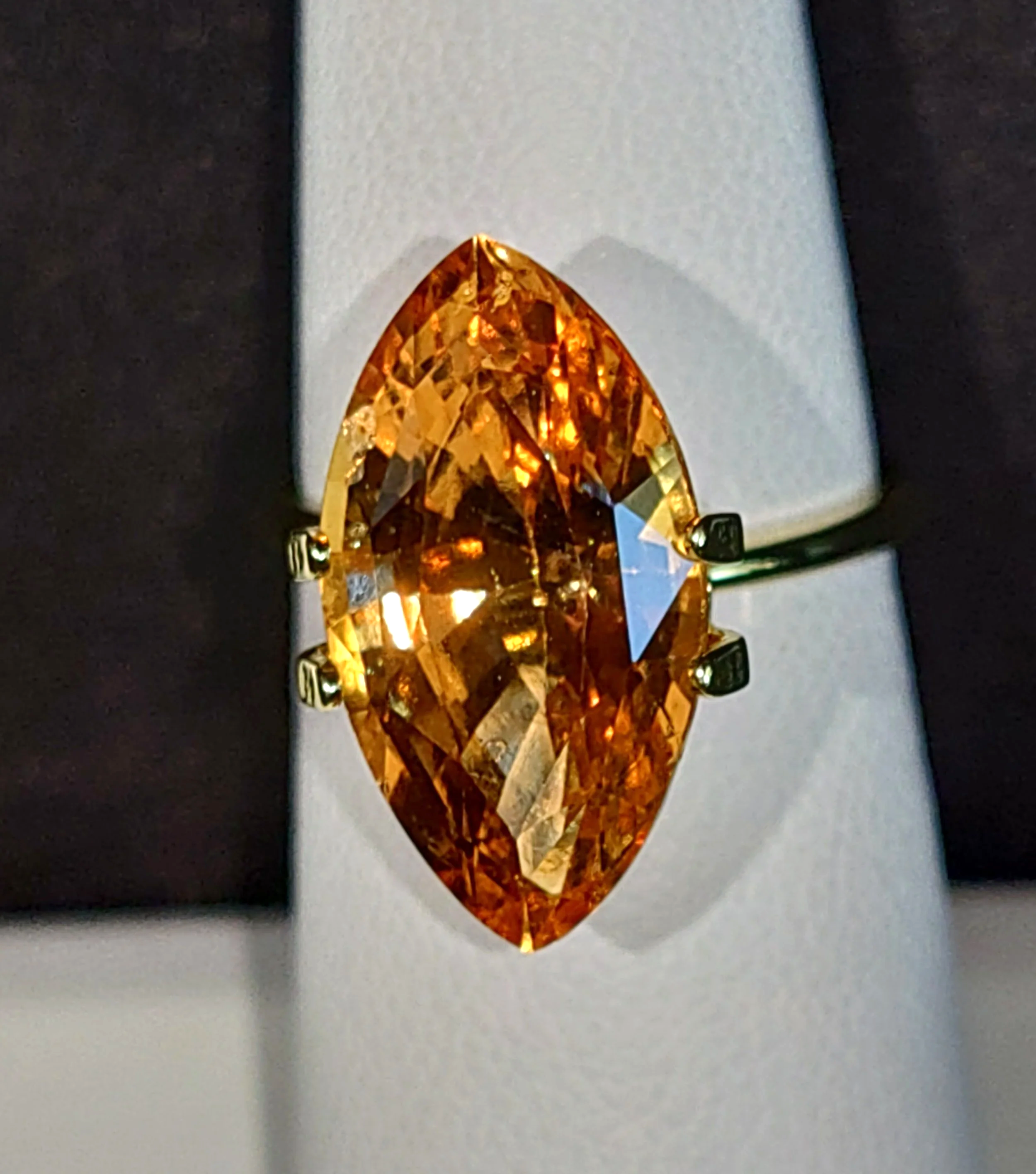 Genuine Imperial Hessonite Garnet 7.75ct from TheCoveAtFoxHollow.com