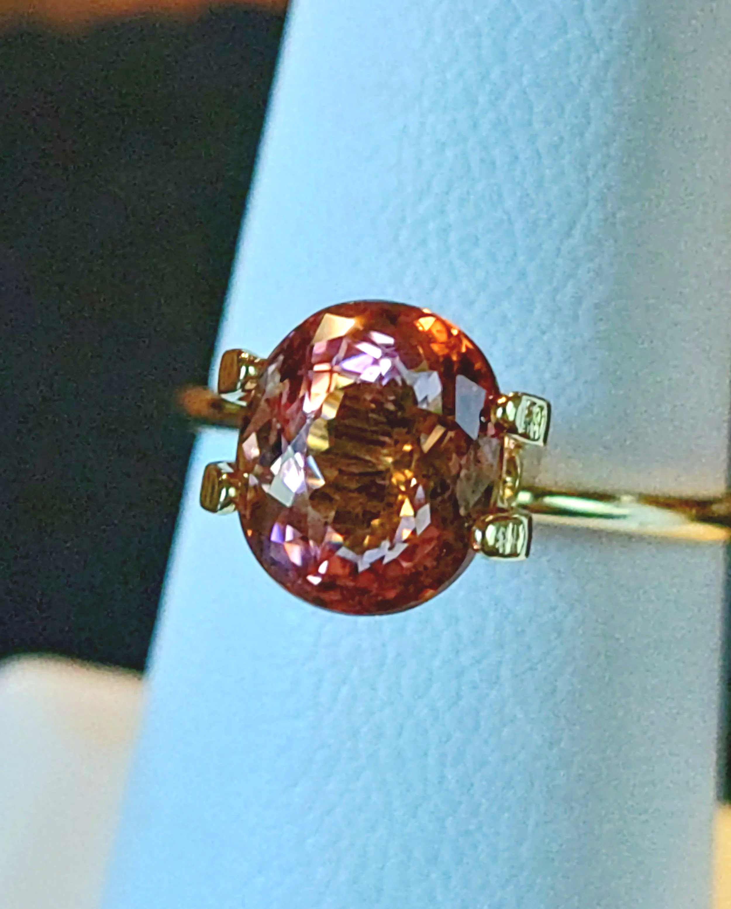 Genuine Neon Pink Orange Titanium Tourmaline 2.50ct from thecoveatfoxhollow.com