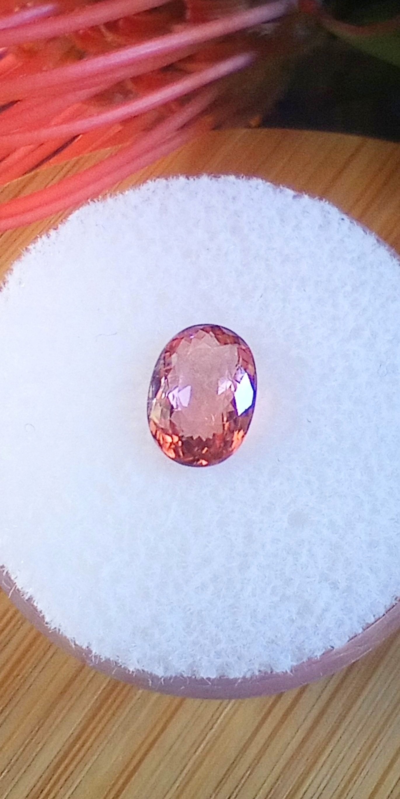 Genuine Orange Pink Padparadscha Tourmaline 1.25ct from thecoveatfoxhollow.com