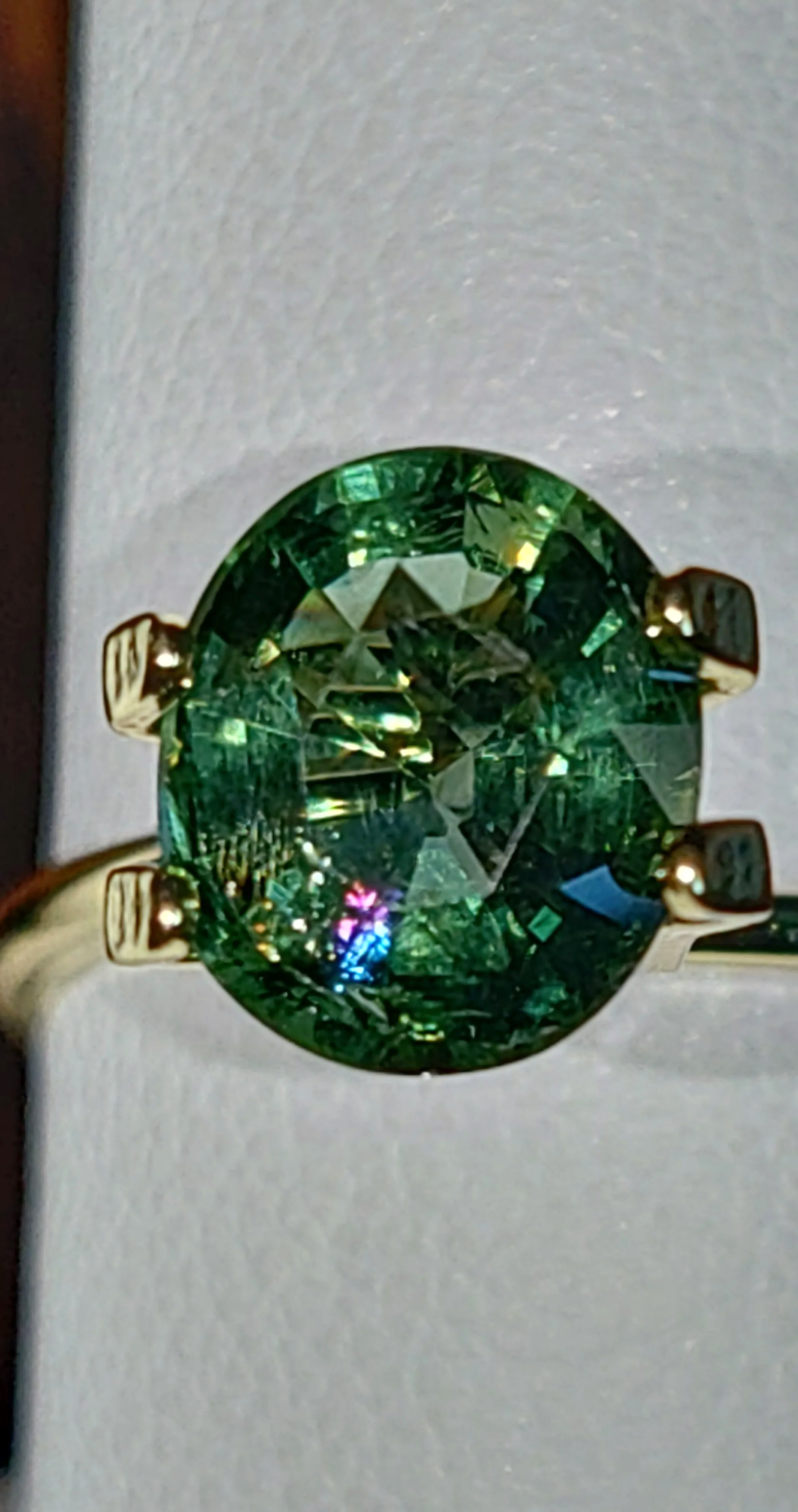 Genuine Unheated Green Apatite 1.70ct from TheCoveAtFoxHollow.com